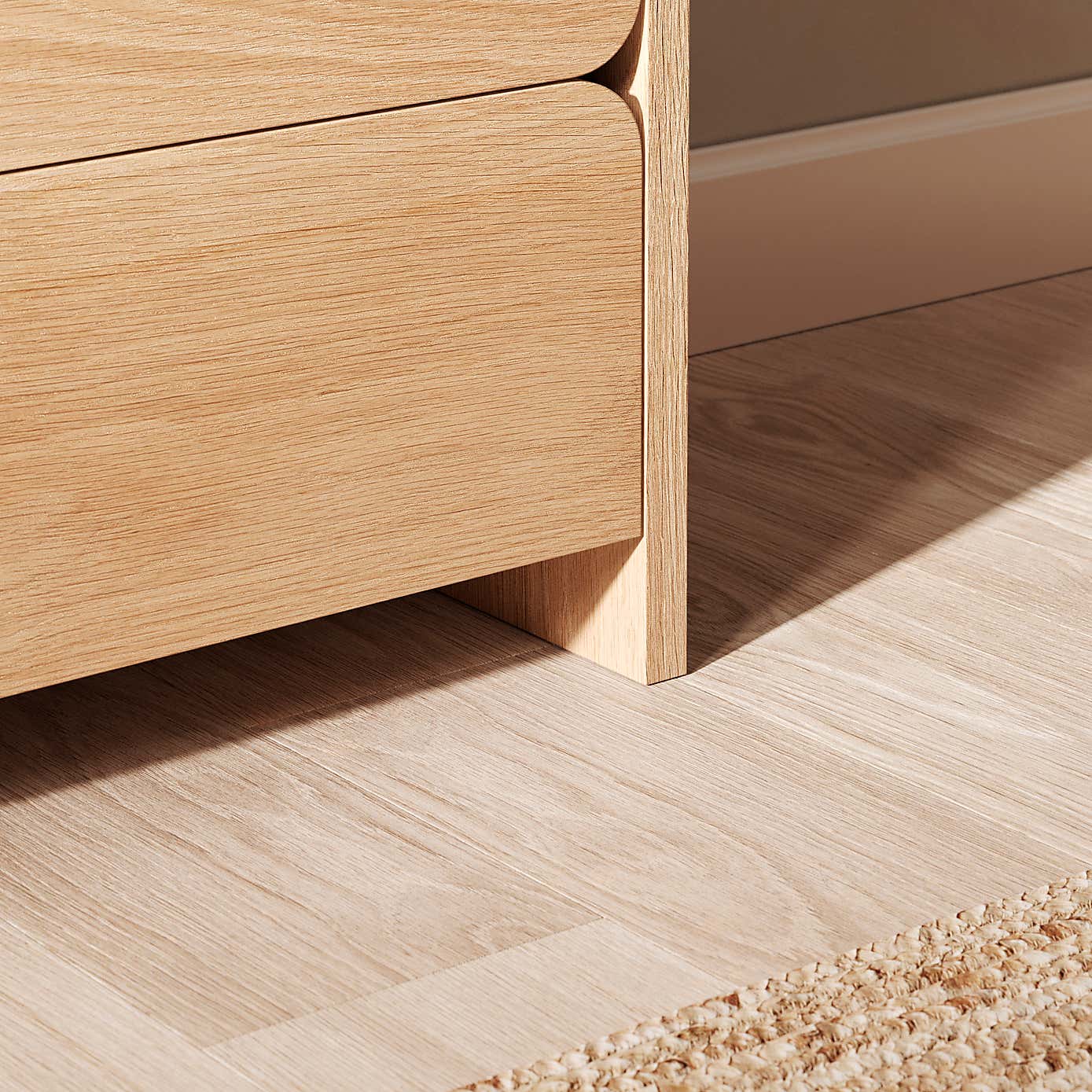 Bennett 6 Drawer Chest, Light Oak