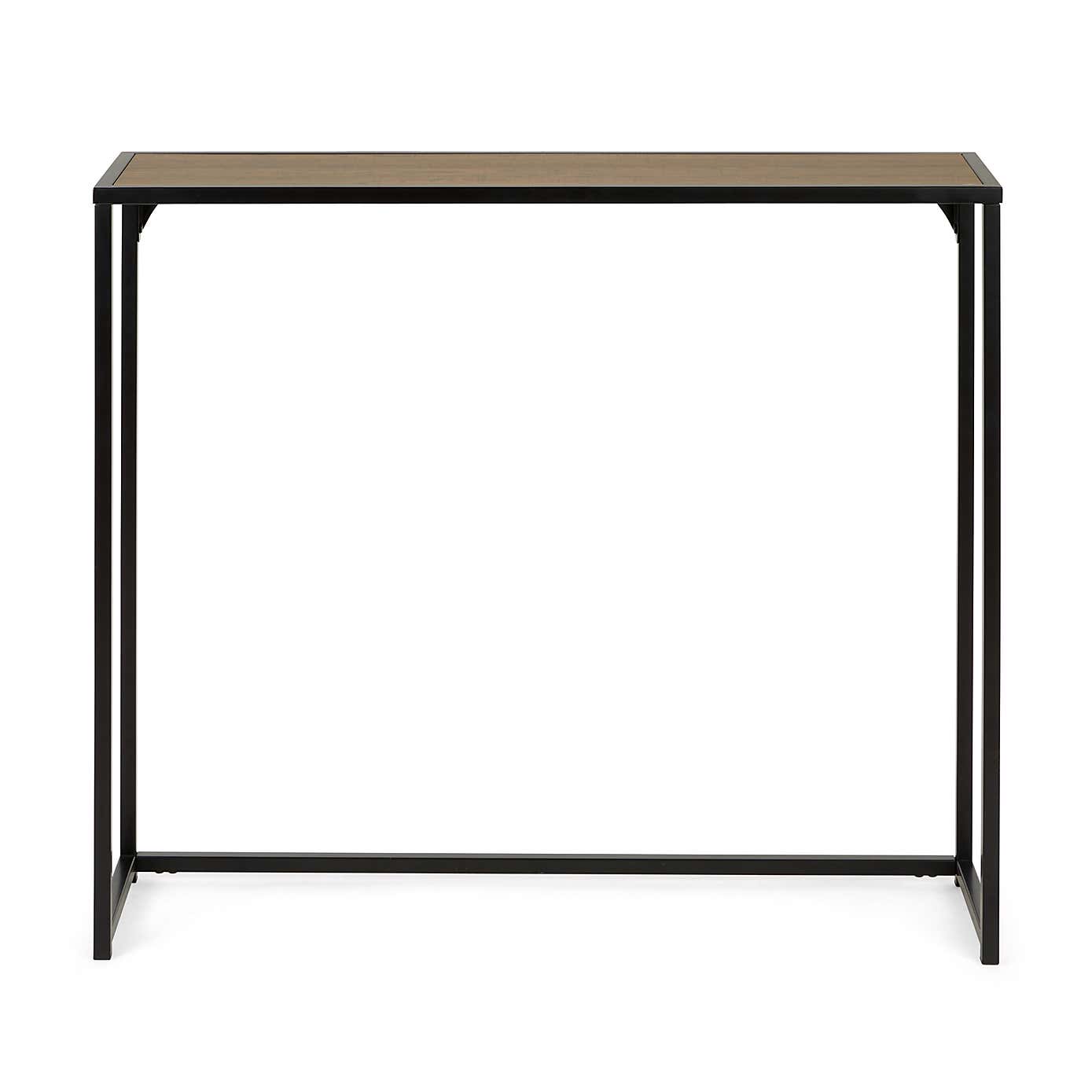 Roland Rustic Wood Slim Console Table