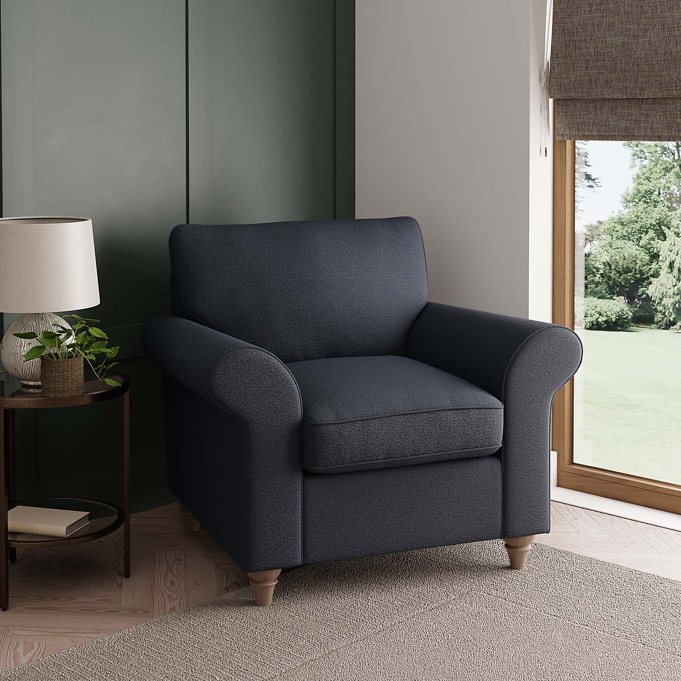 Rosa Fabric Armchair