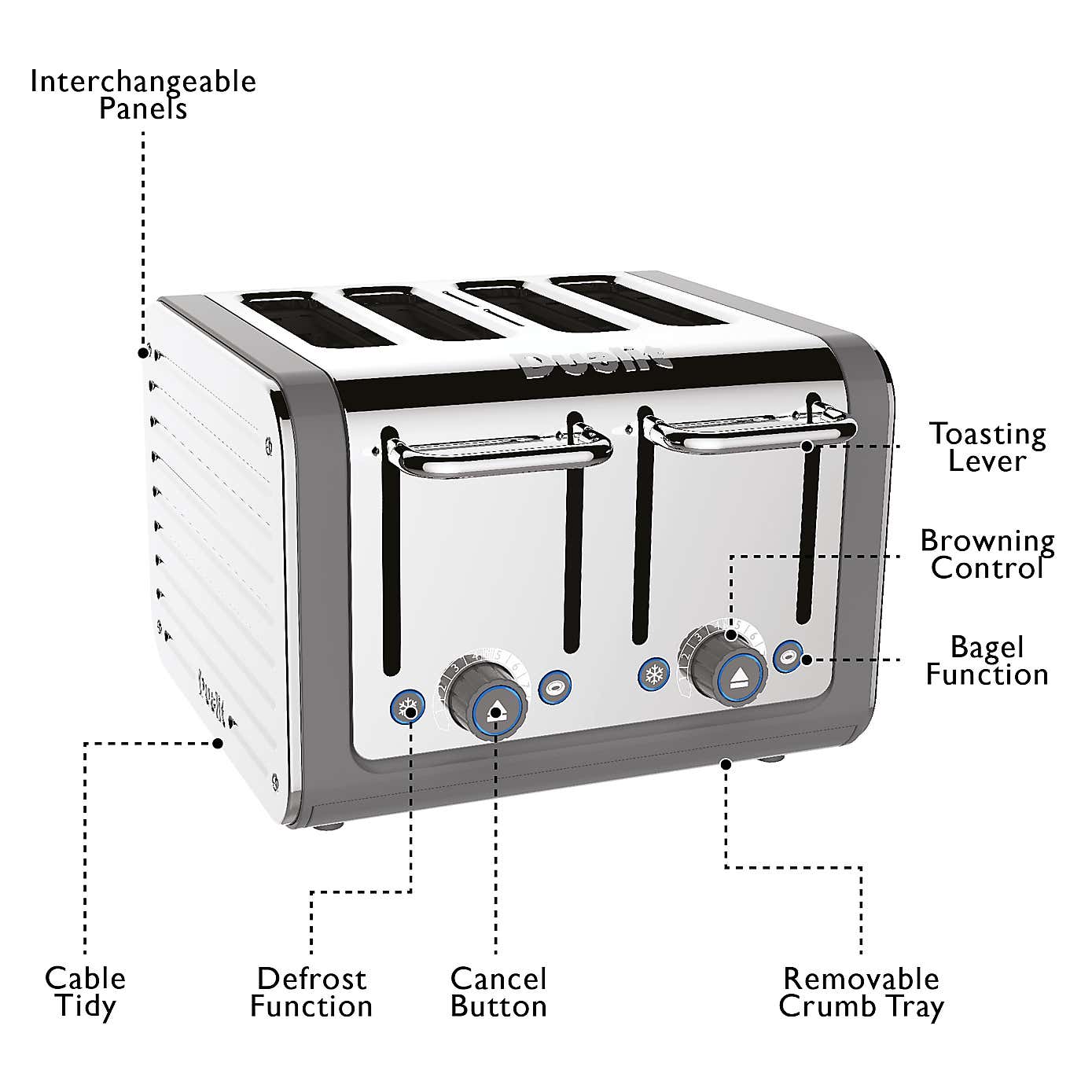 Dualit Architect 4 Slot Toaster