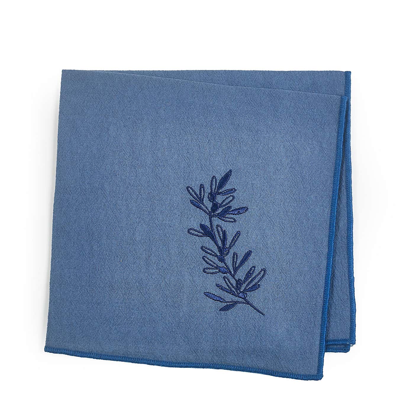 PurerHome x Eden Project Set of 4 Embroidered Cotton Napkins