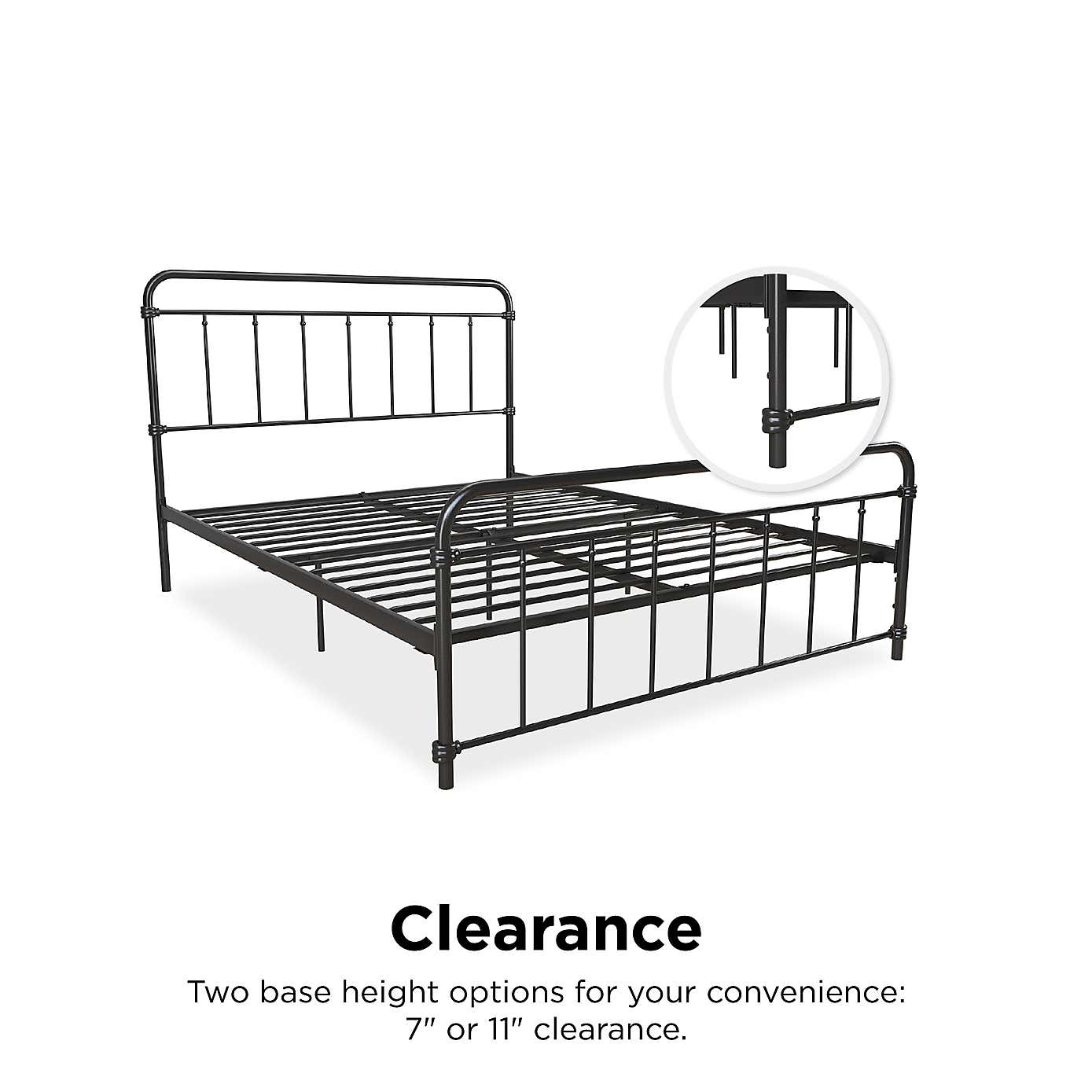 Dorel Home Wallace Metal Bed