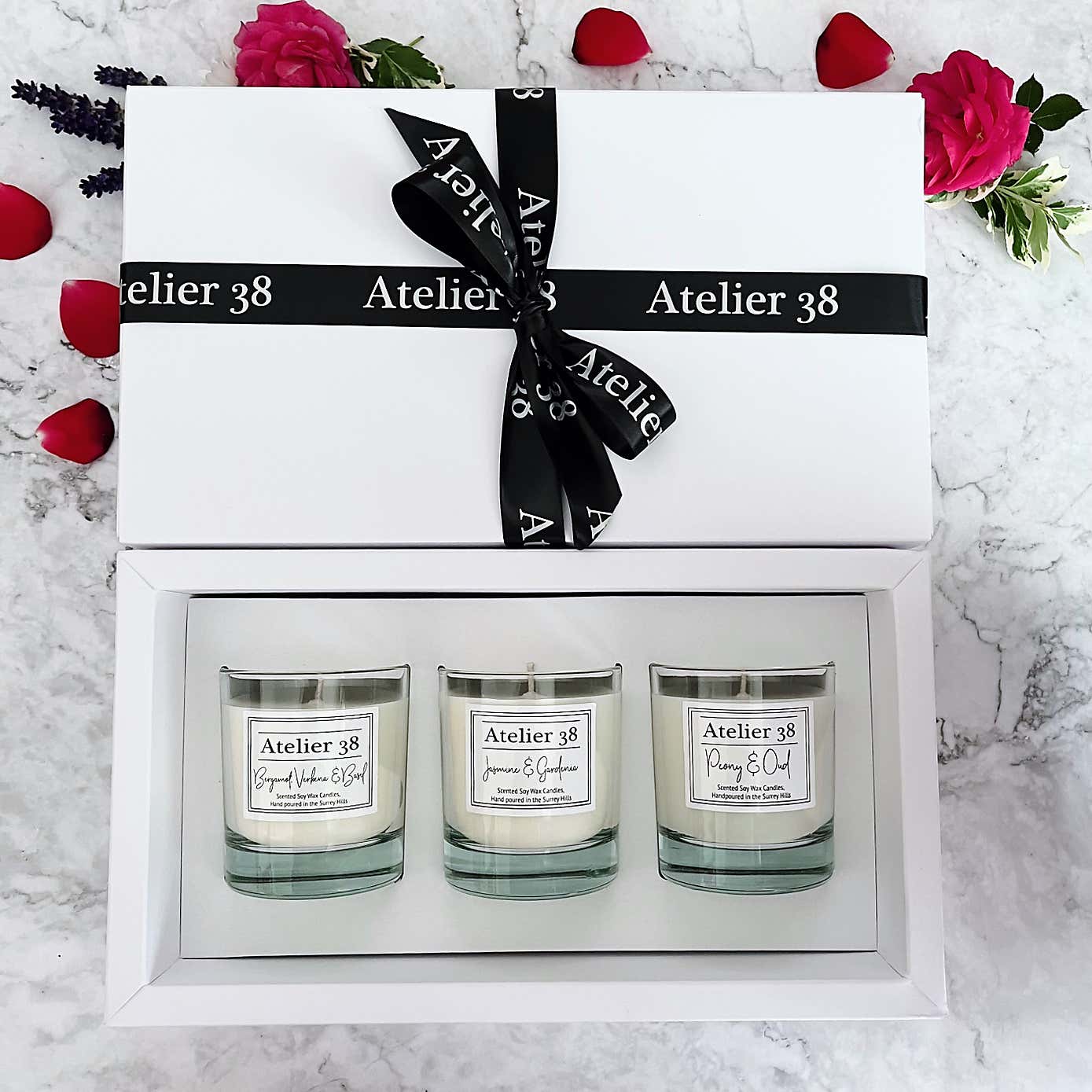 Atelier 38 Floral 3 Candle Gift Set