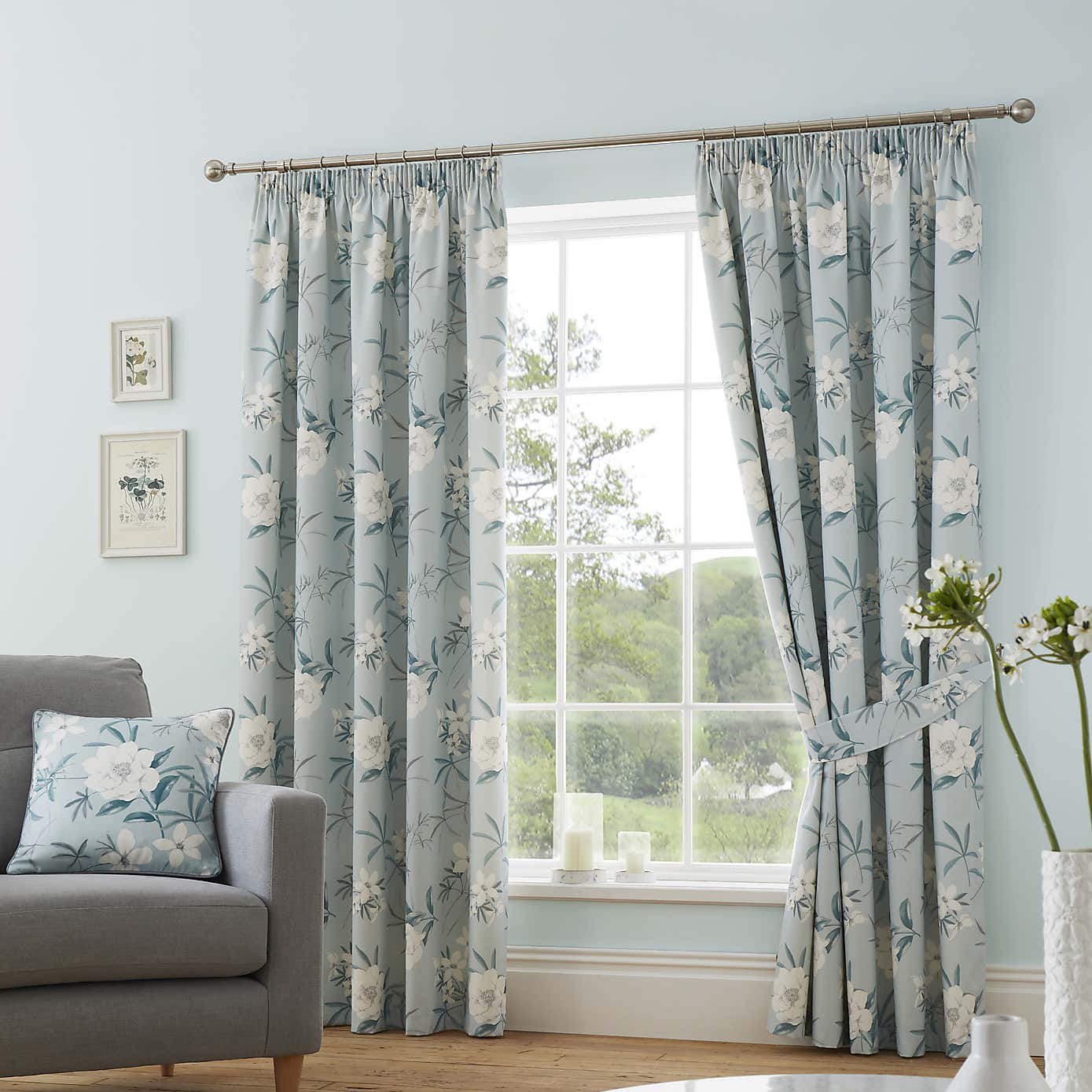 Eve Pencil Pleat Curtains