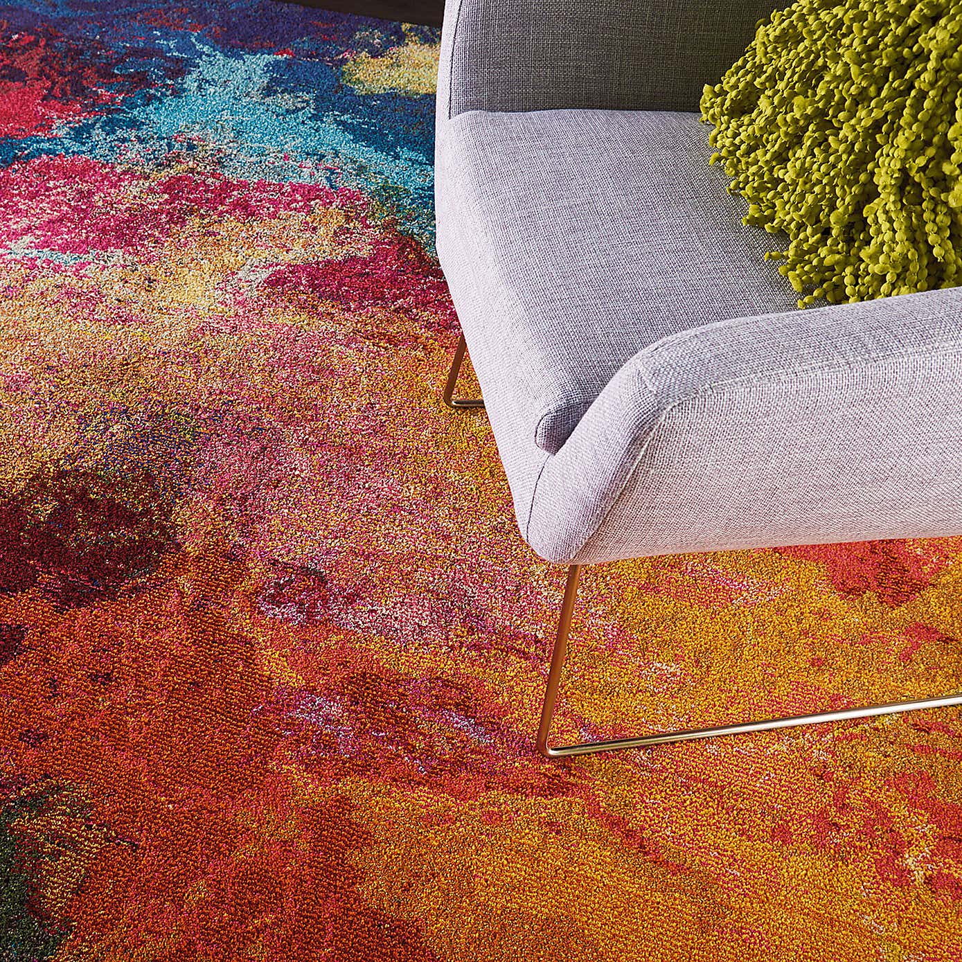 Multi Coloured Celestial Palette Rug