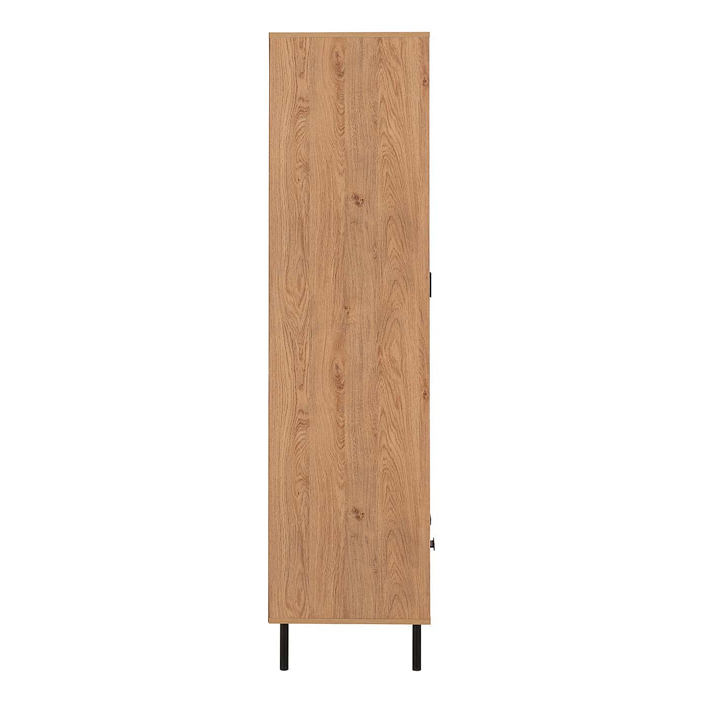 Leon Double Wardrobe, Oak Effect