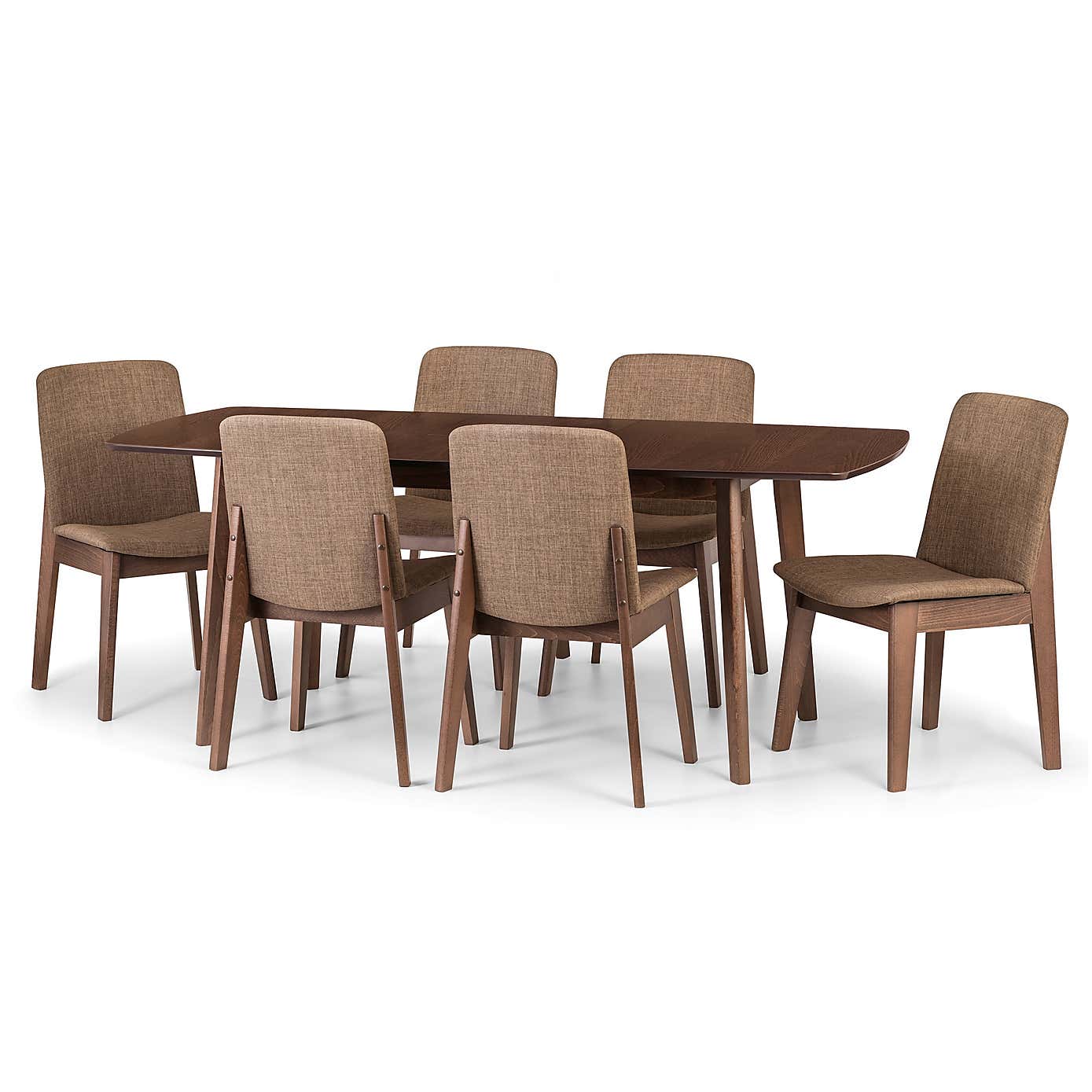Kensington Set Of 2 Dining Chairs, Rubberwood