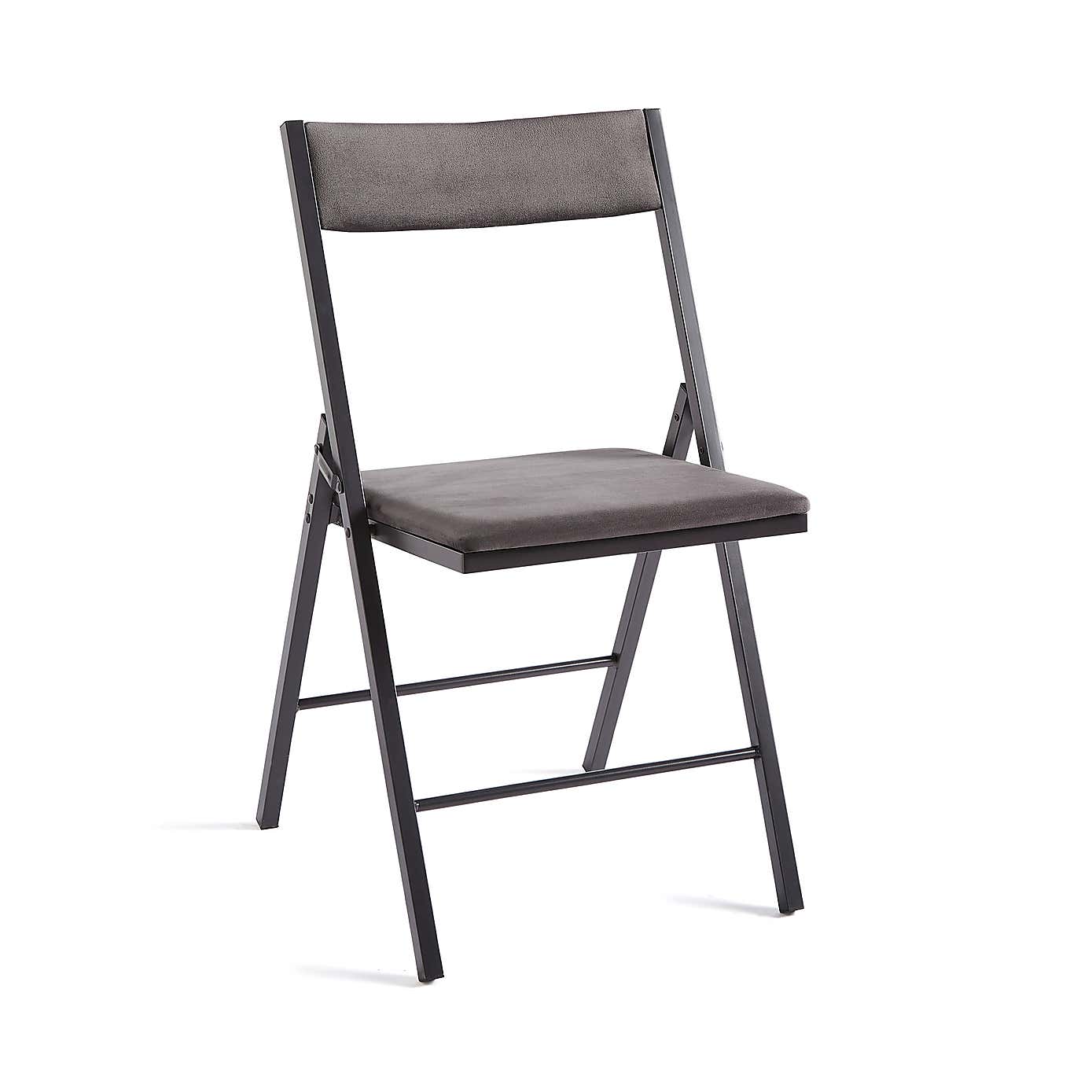Emily Velvet Folding Chair