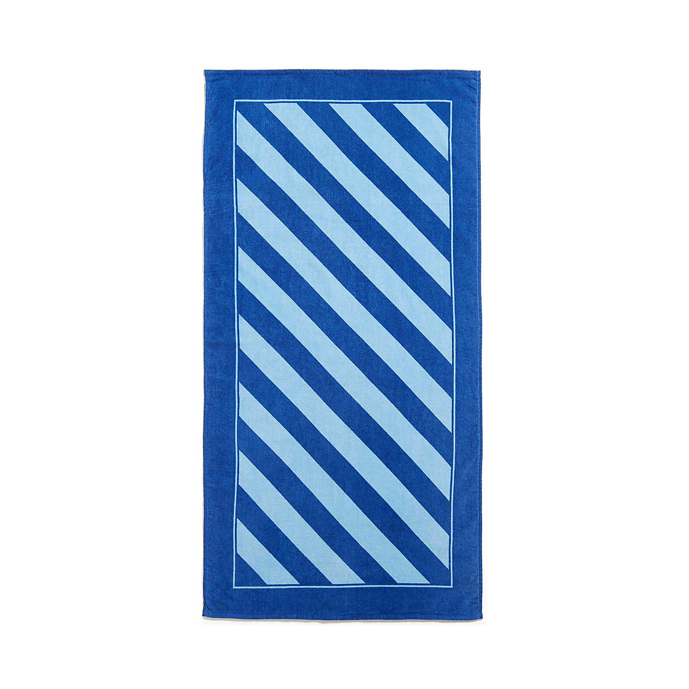 Diagonal Stripe Beach Towel