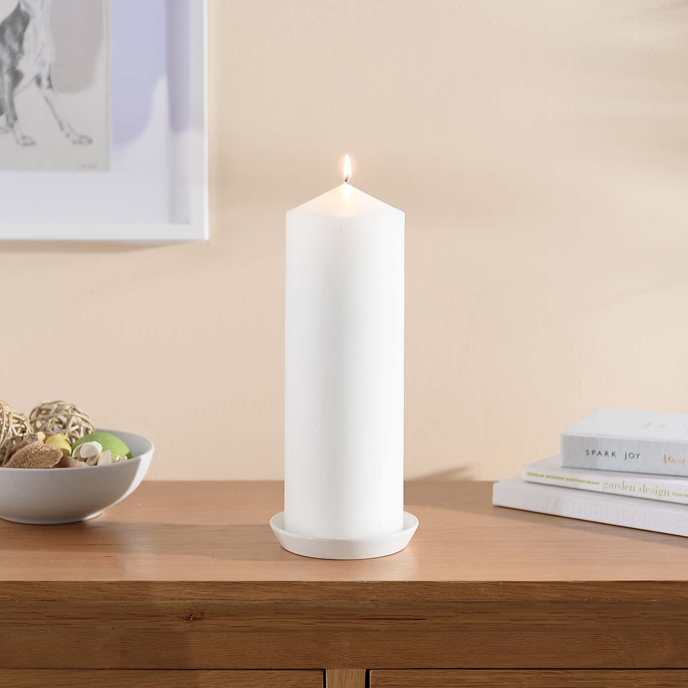 Essentials Pillar Candle