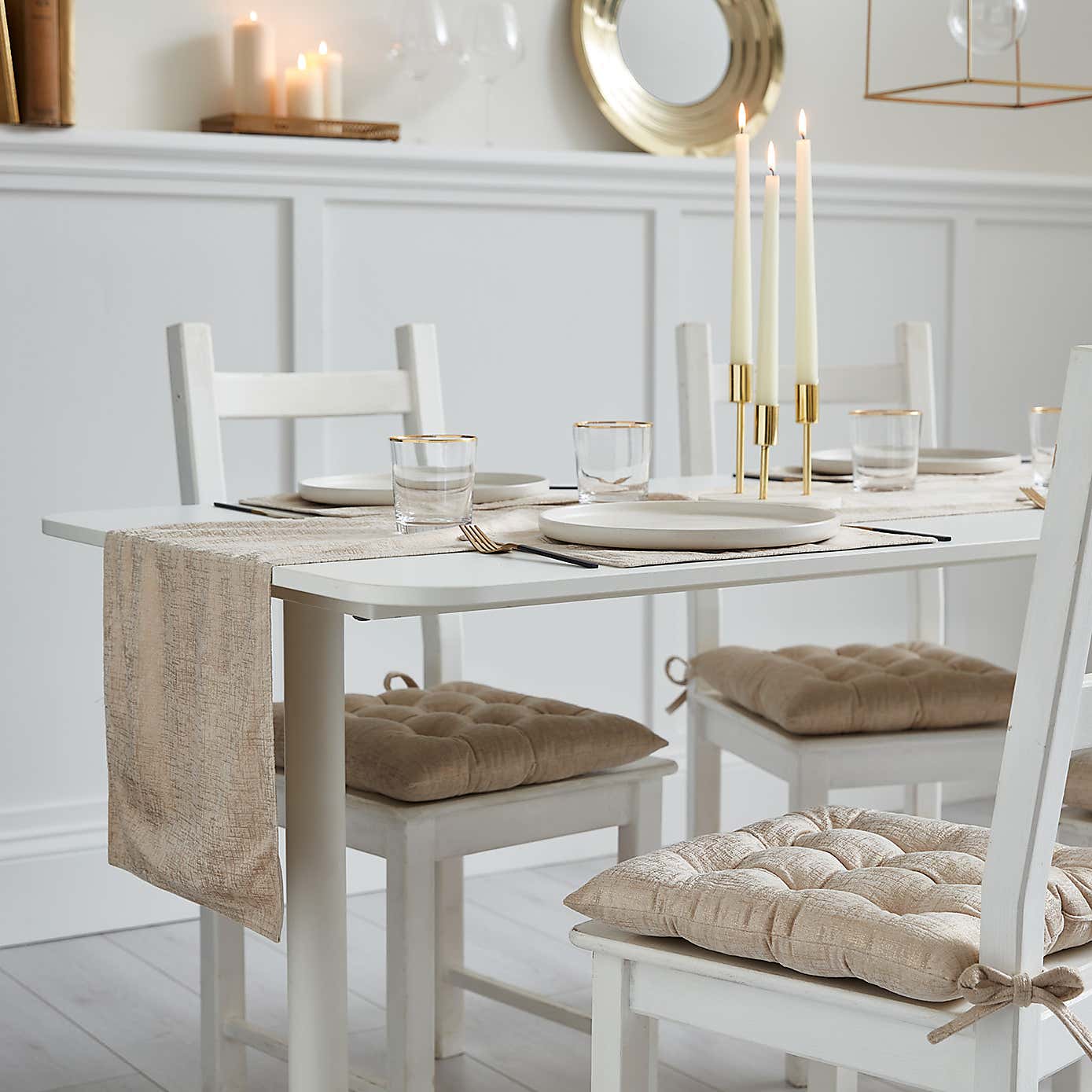 Set of 2 Metallic Print Placemats