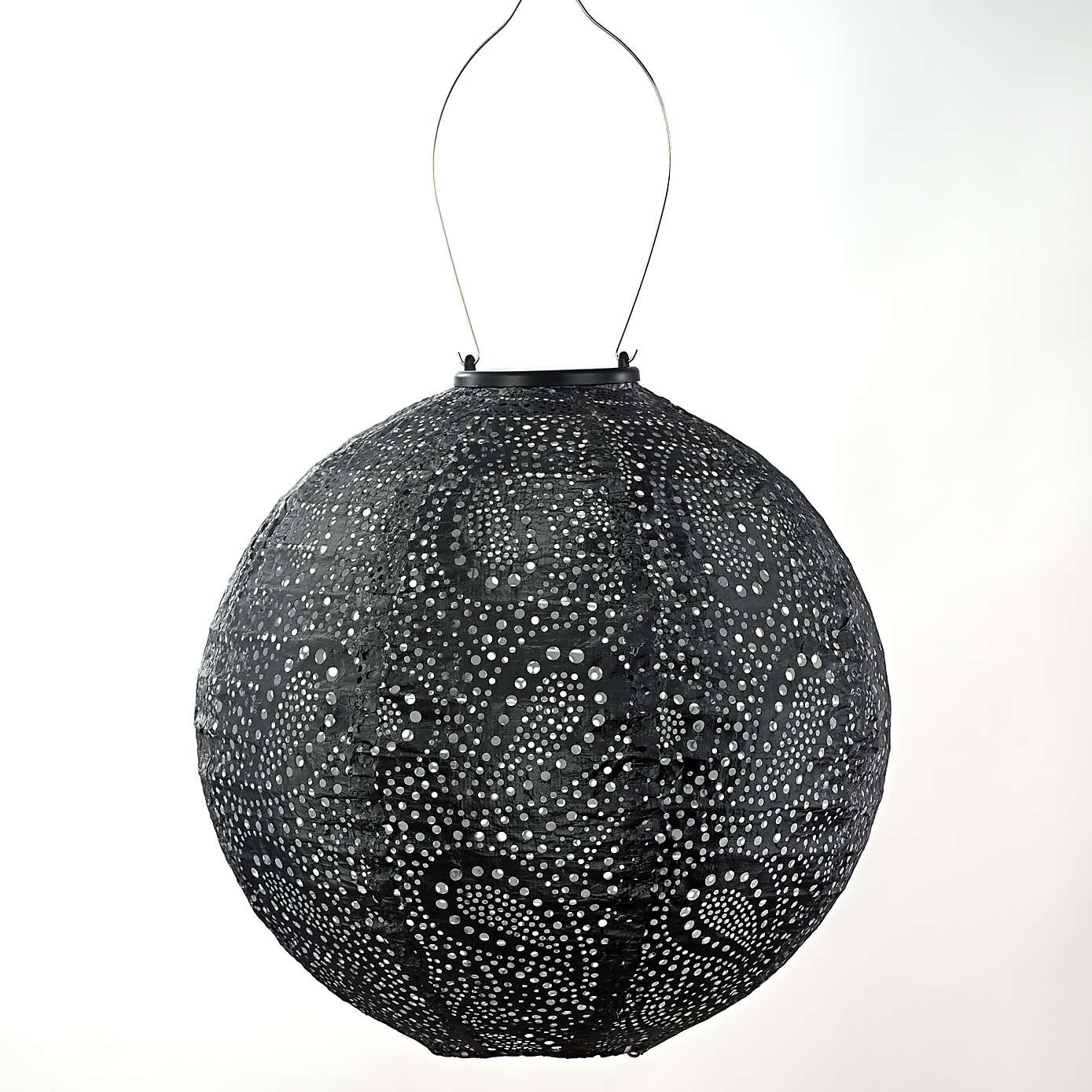Fallen Fruits Medium Round Paisley Solar Lantern