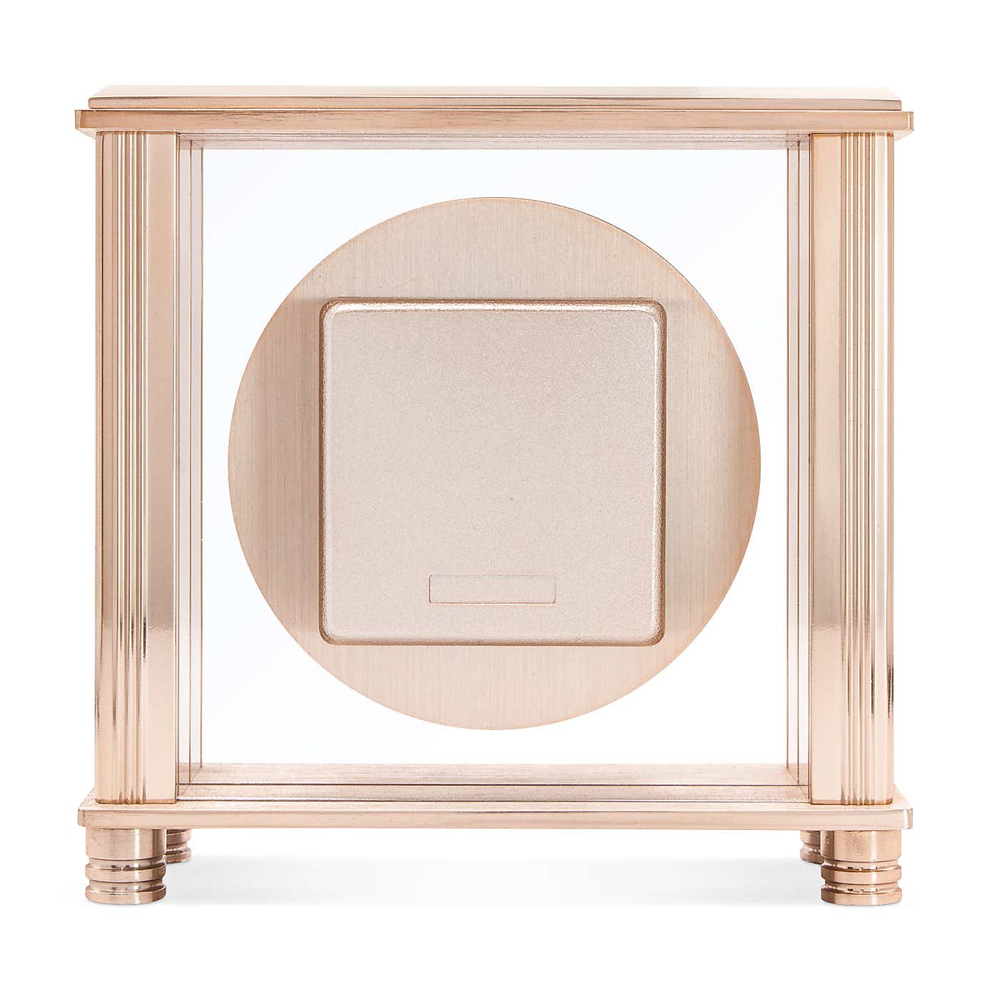 Acctim Shelford Rose Gold Mantel Clcok
