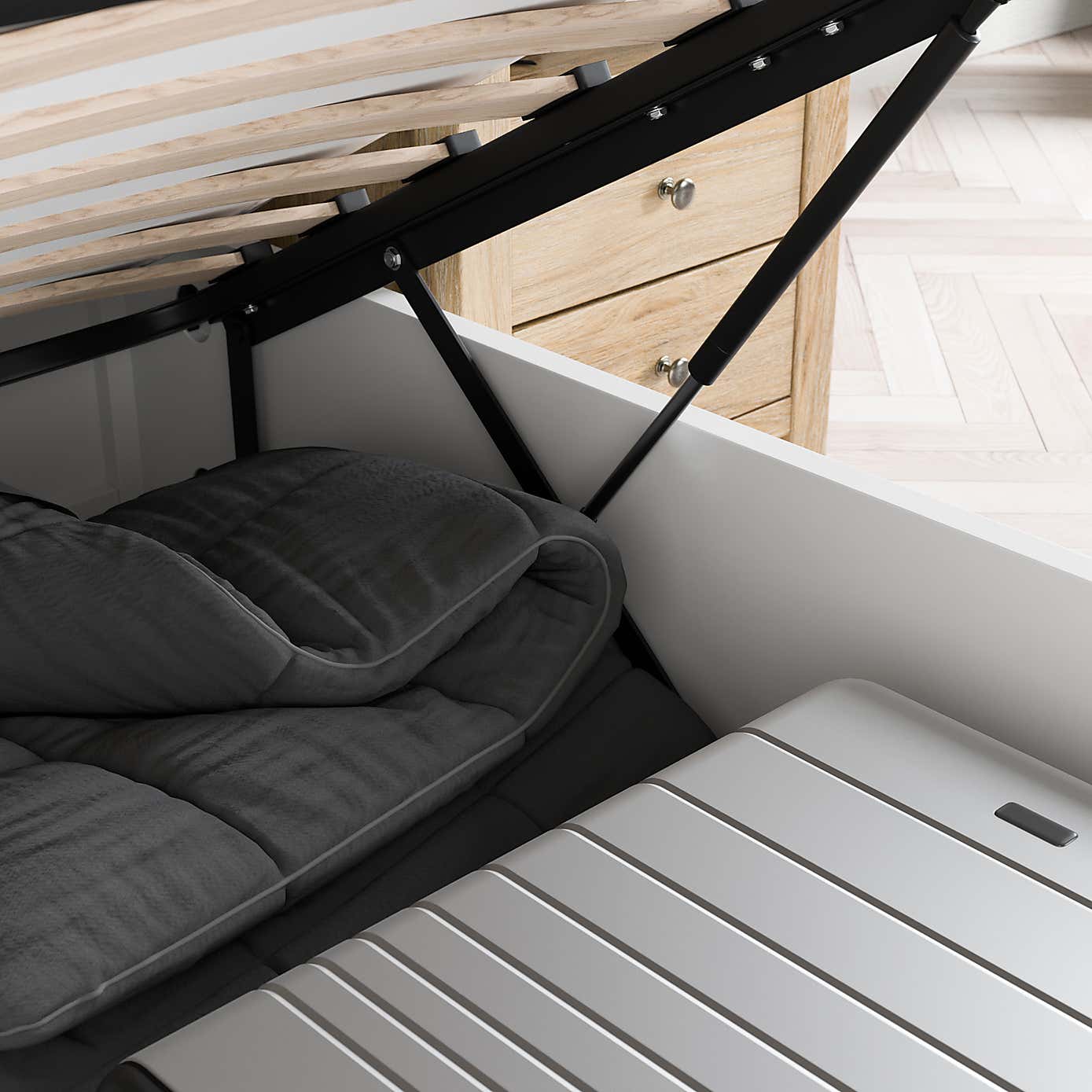 Hudson Ottoman Bed Frame