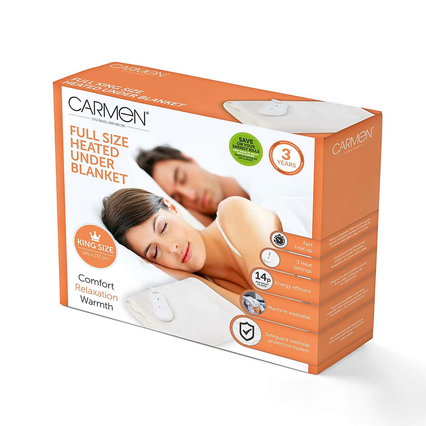 Carmen Heated Under Blanket