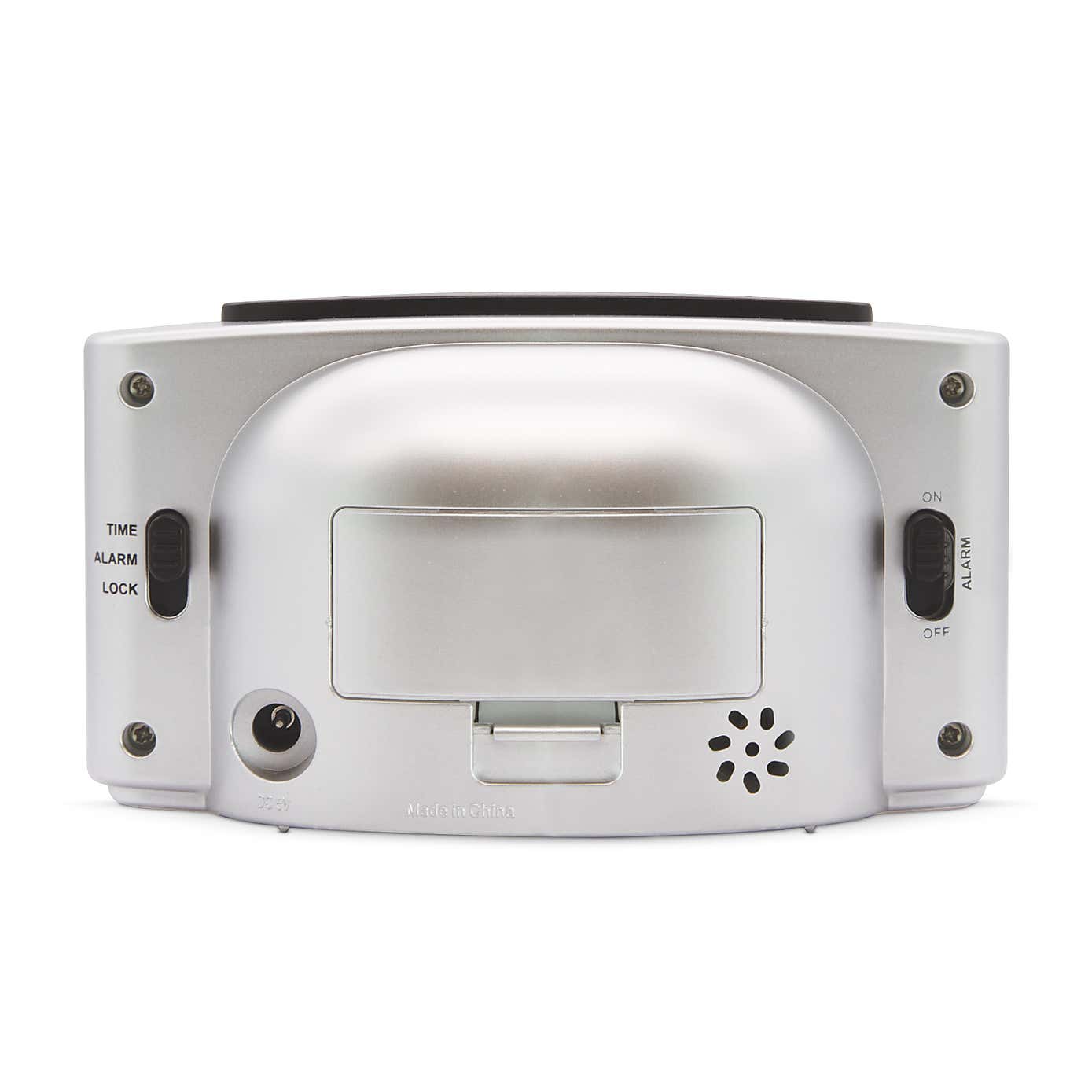 Acctim Vina Silver Alarm Clock