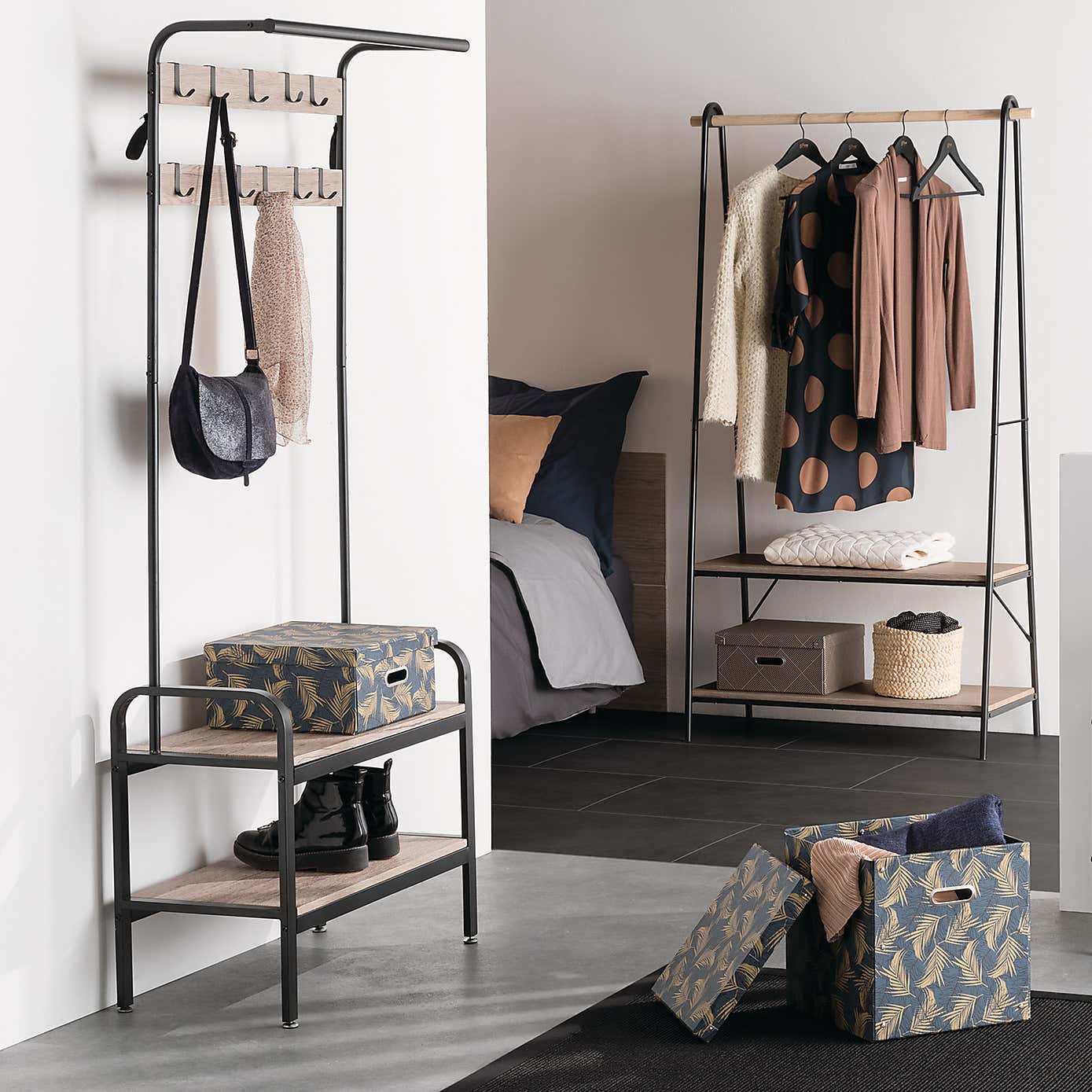 Jano Single Clothes Rail