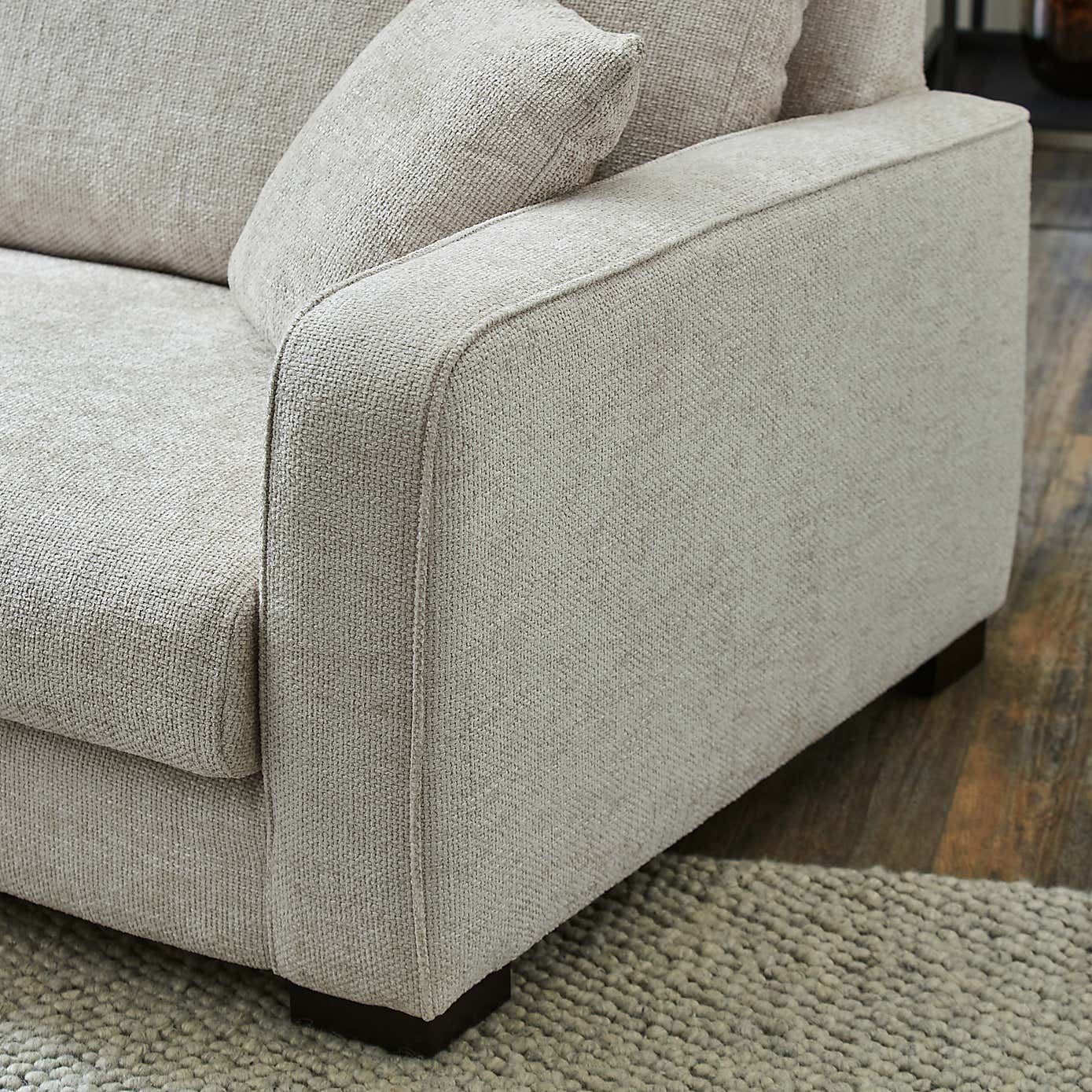Carson Chunky Chenille Right Hand Corner Sofa