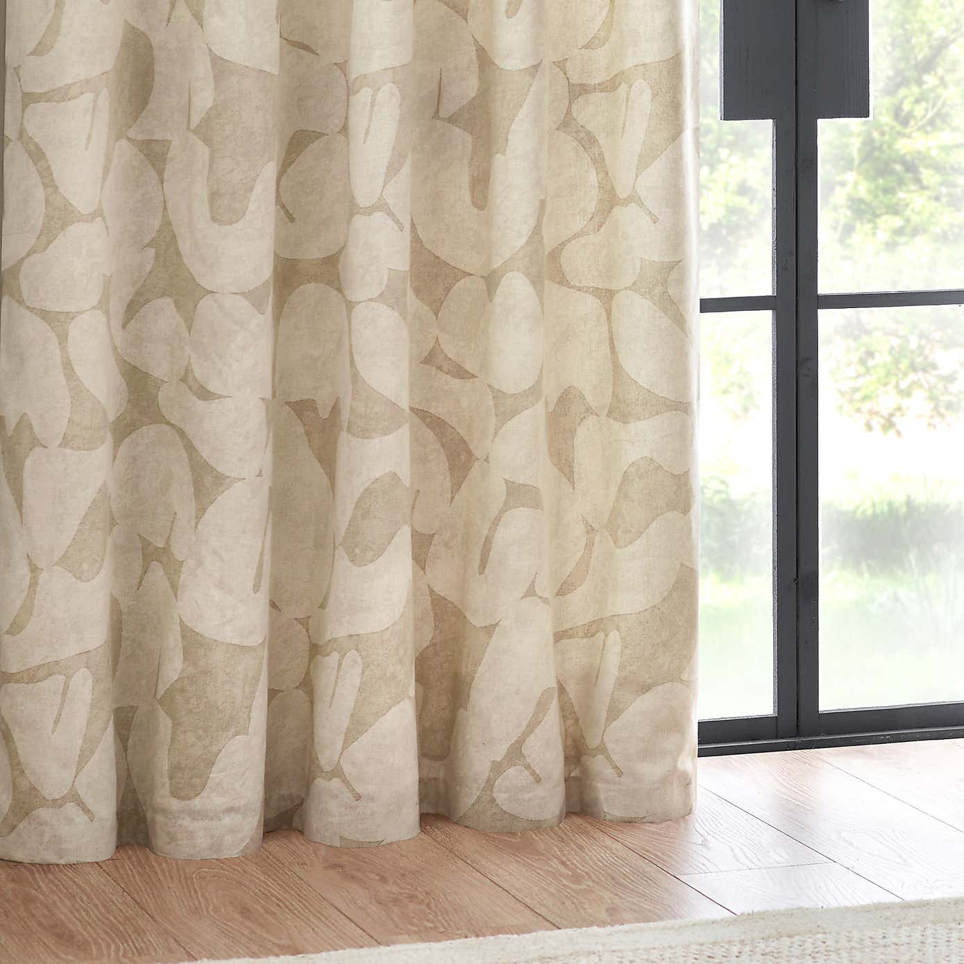 Brinn Unlined Natural Eyelet Curtains