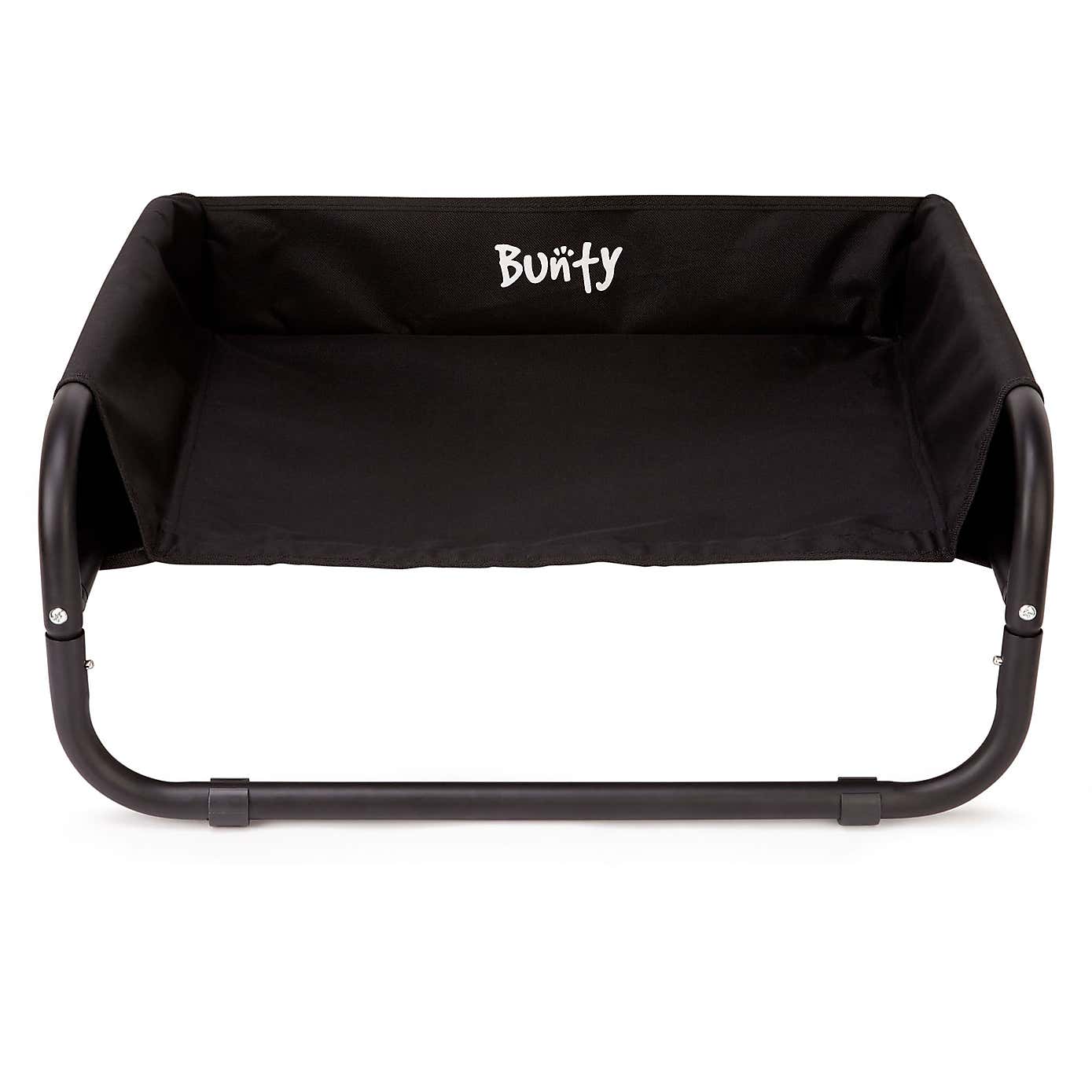 Bunty Black Waterproof Raised Dog Bed