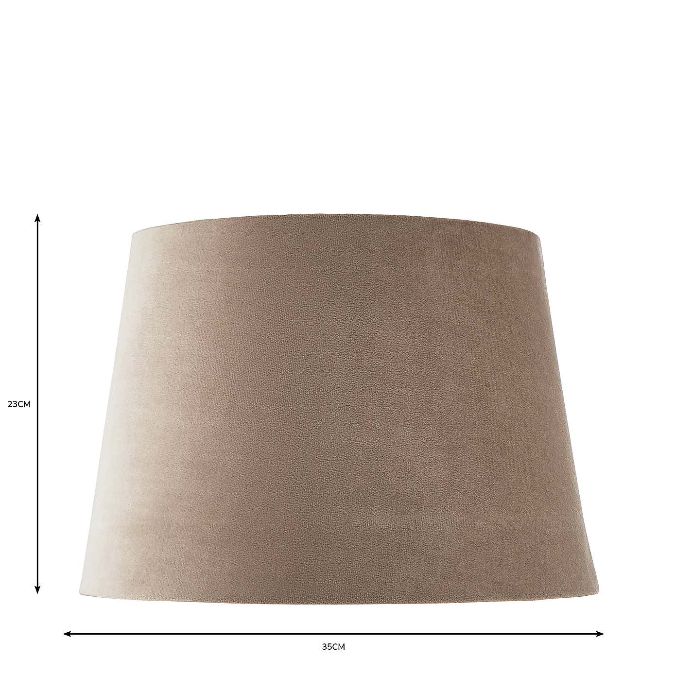 Clara Velvet Tapered Lamp Shade