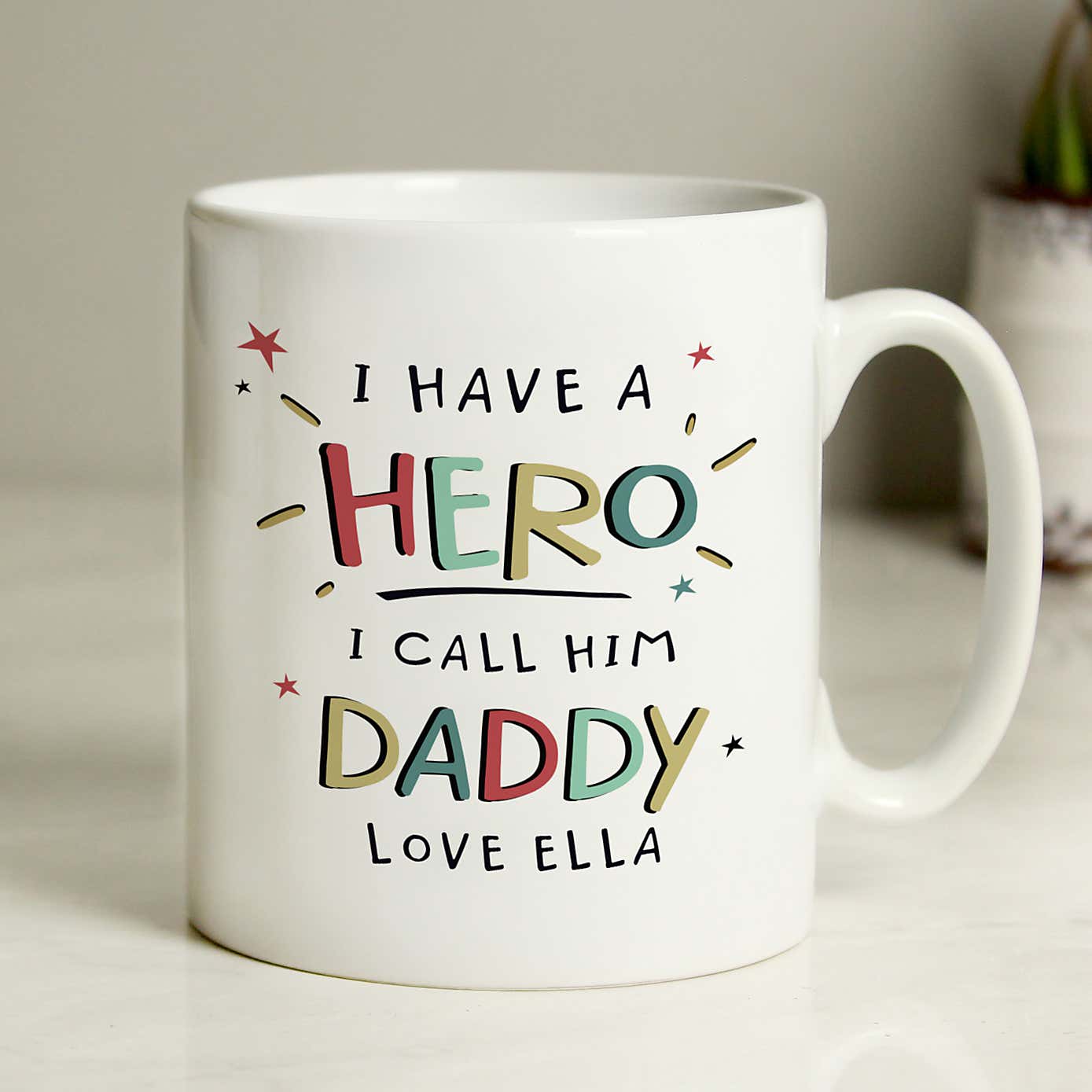 Personalised I Have A Hero Mug