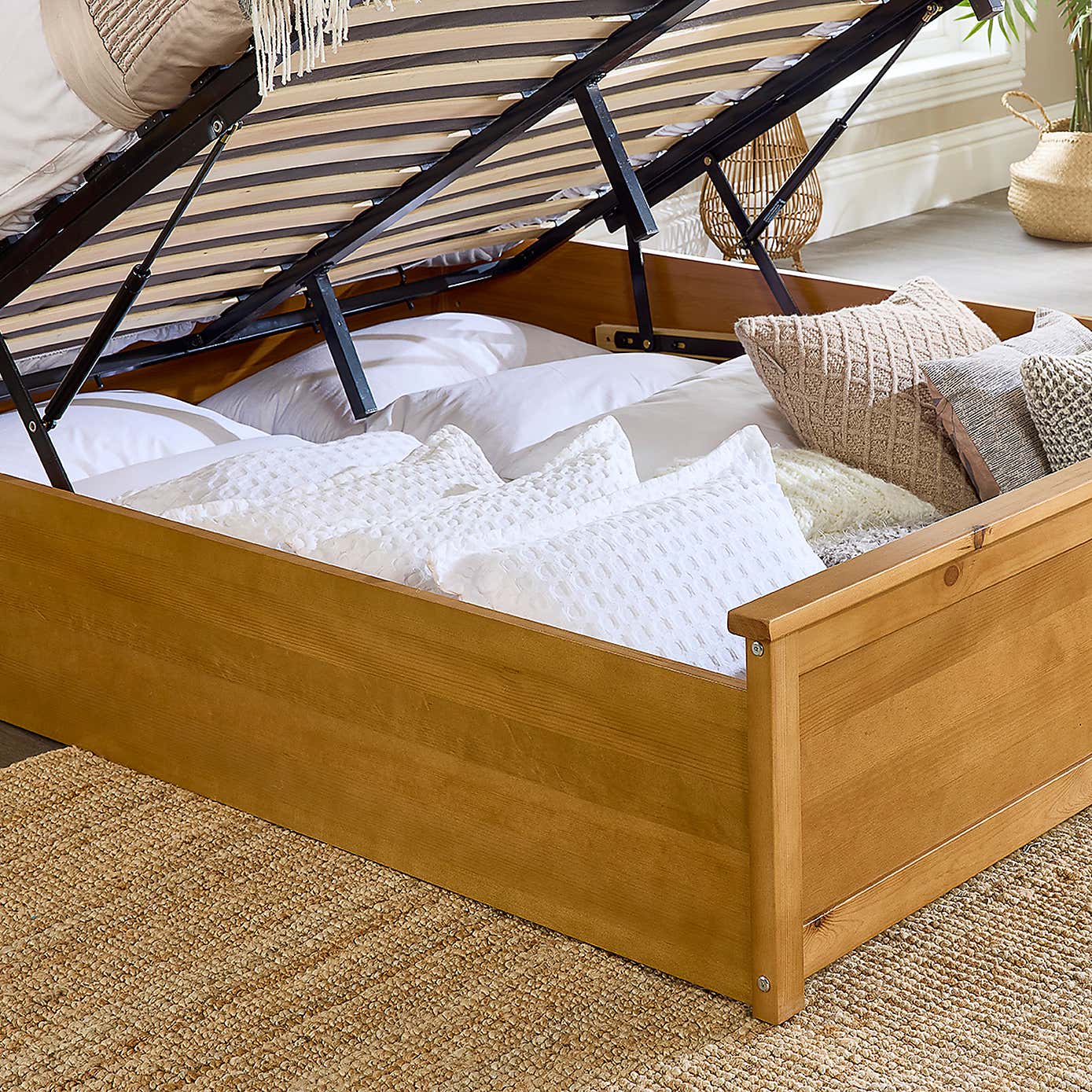 Atlantic Wooden Ottoman Bed