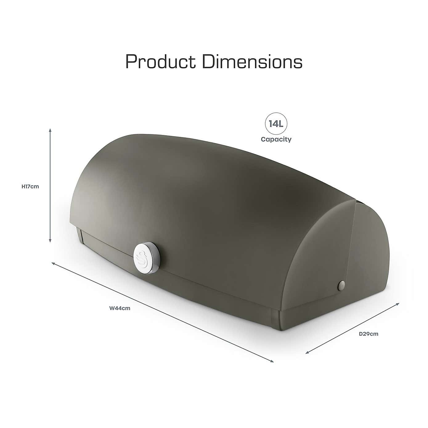 Swan Townhouse Bread Bin