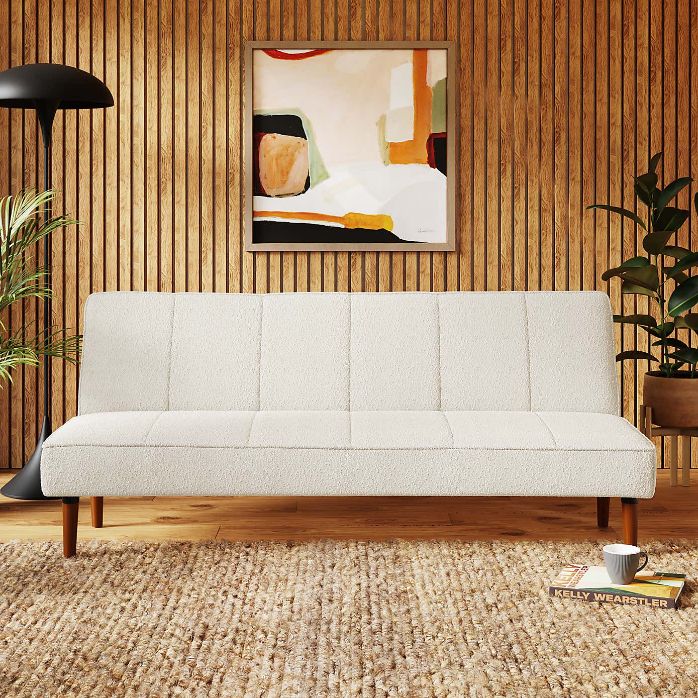Niko Boucle 3 Seater Clic Clac Sofa Bed