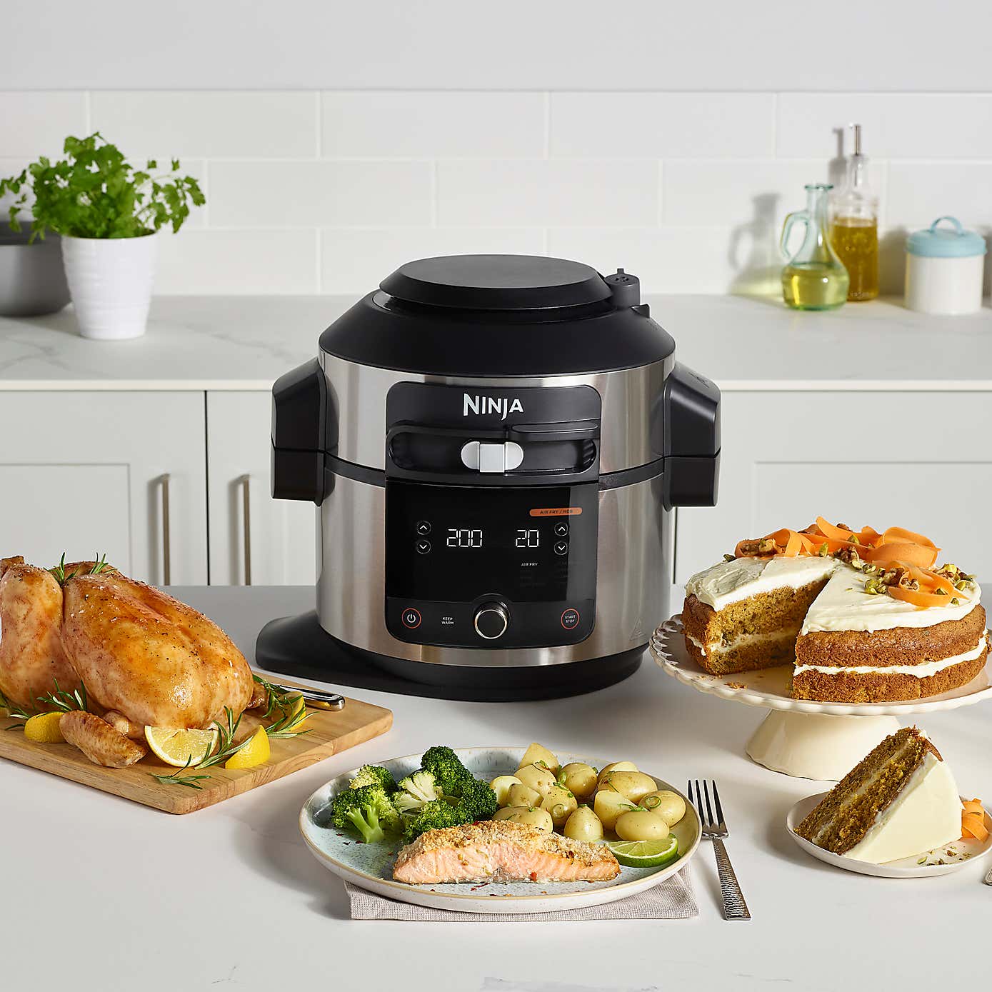Ninja Foodi 11-in-1 SmartLid 6 Litre Multi-Cooker