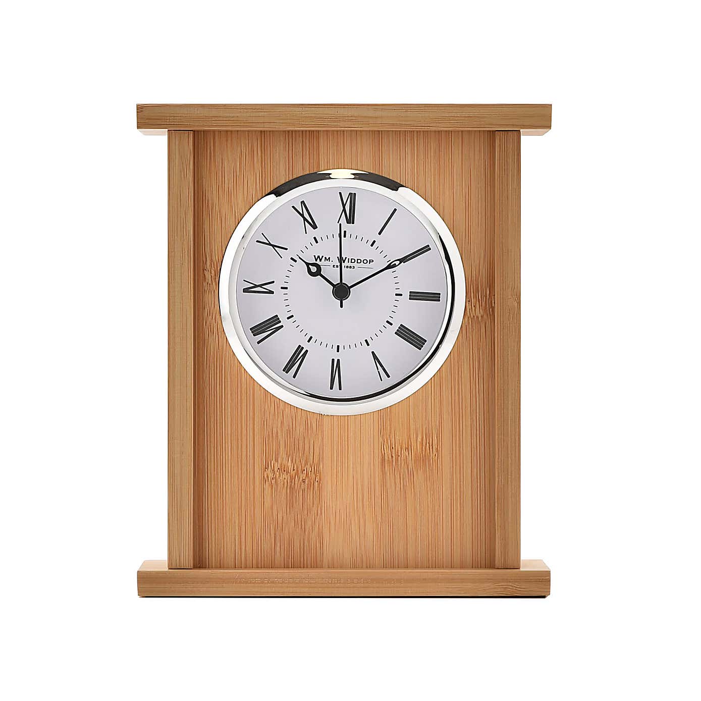 Widdop Bamboo Mantel Clock