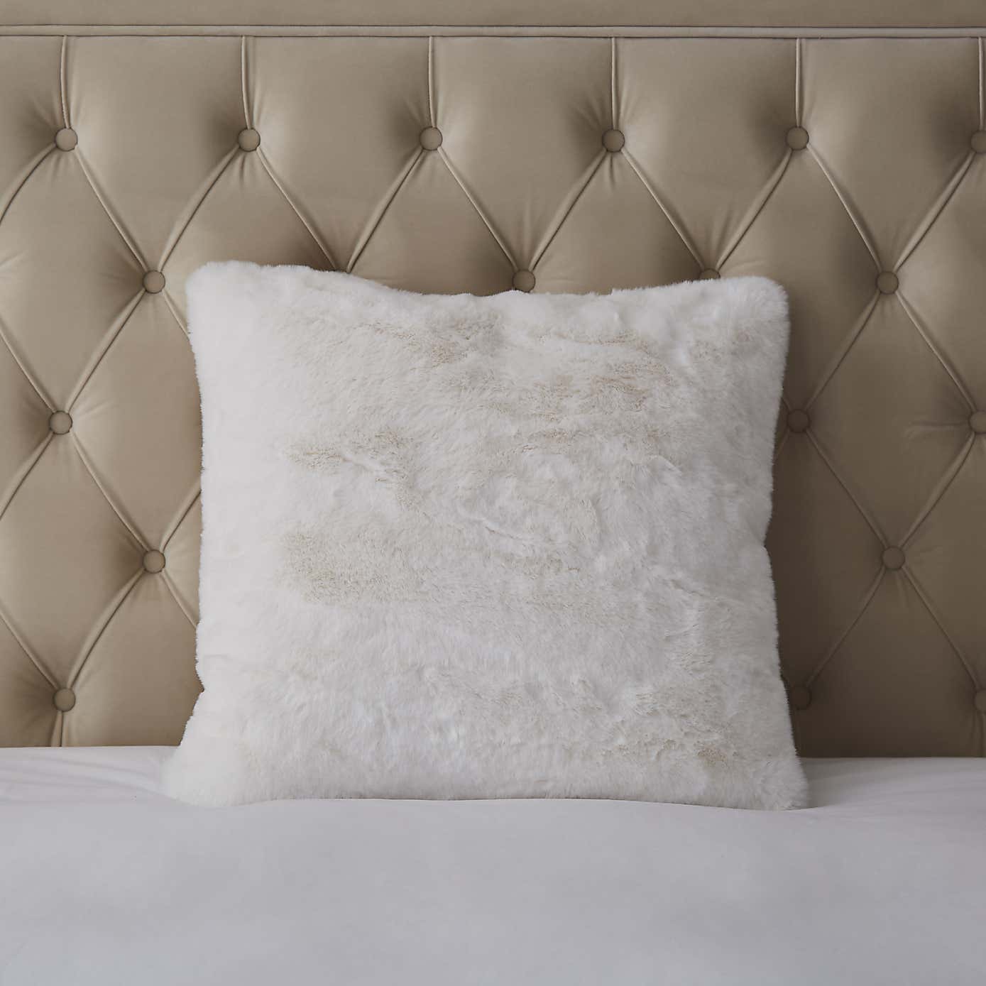 Dorma Purity Faux Fur Continental Cushion