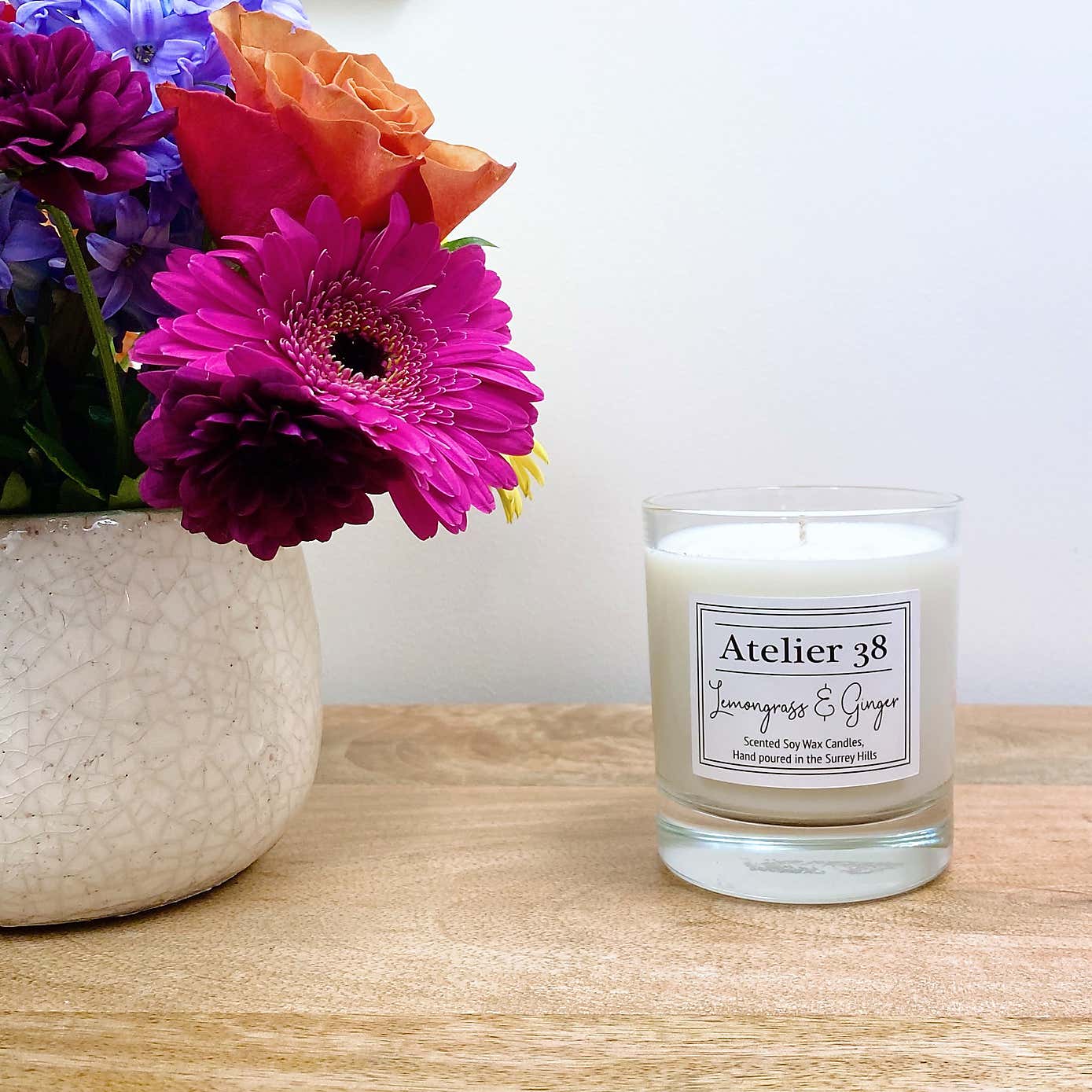 Atelier 38 Lemongrass & Ginger Medium Candle