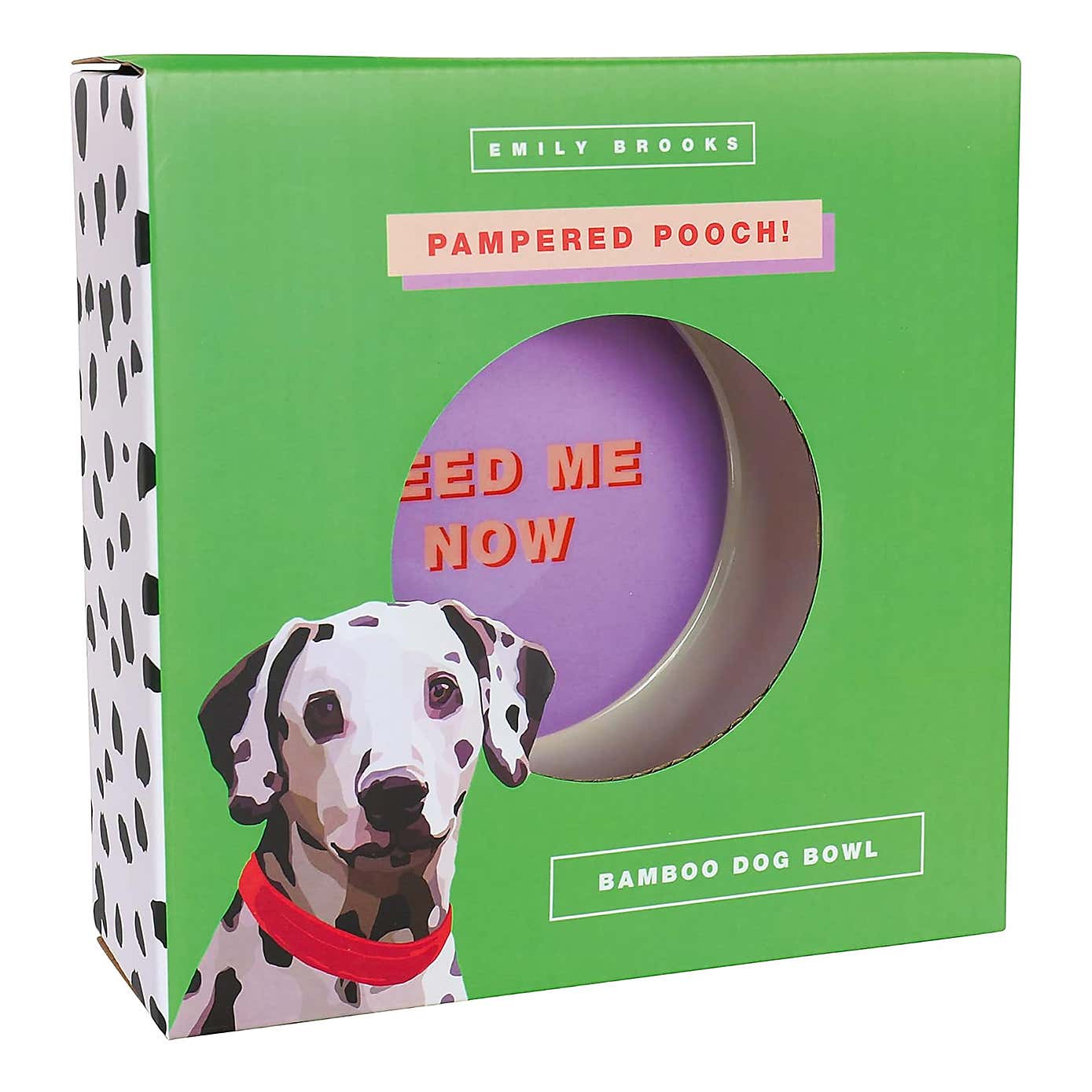 Emily Brooks Bamboo Dog Bowl