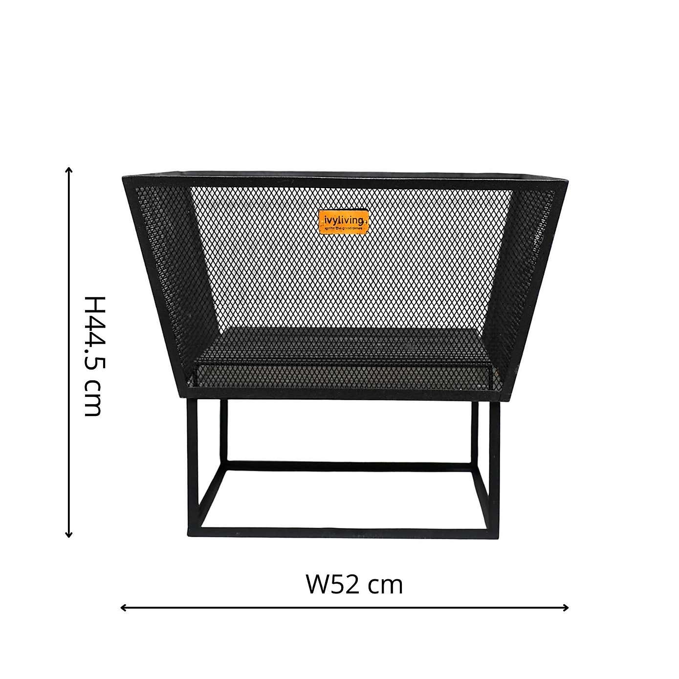 Norfolk Outdoor Black Iron Firebowl