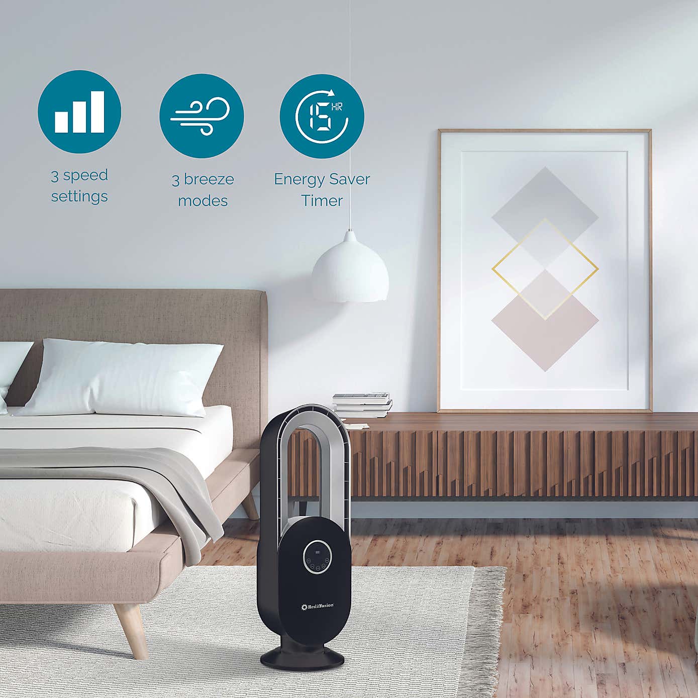 Rediffusion Bladeless Fan