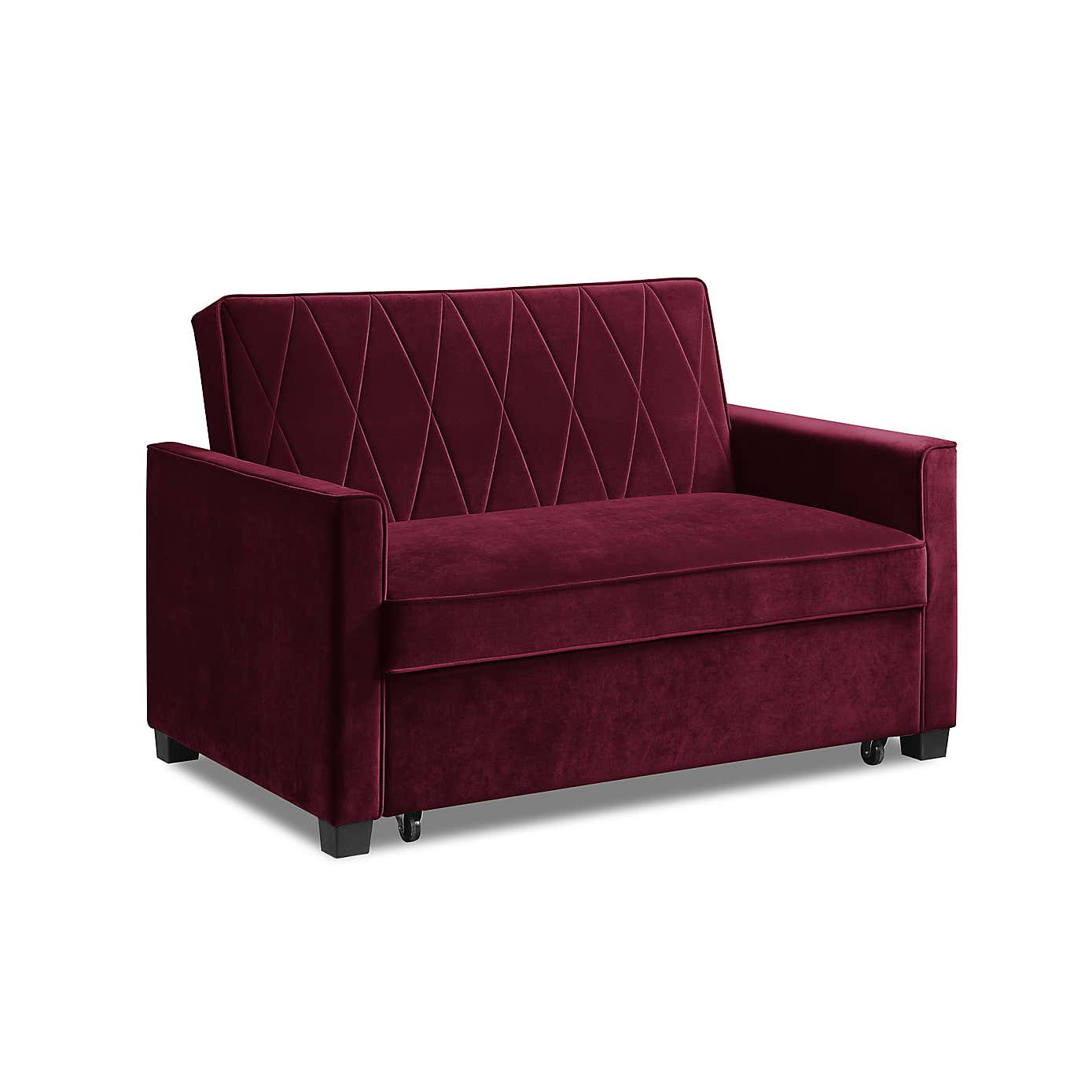 Serena Velvet 2 Seater Sofa Bed