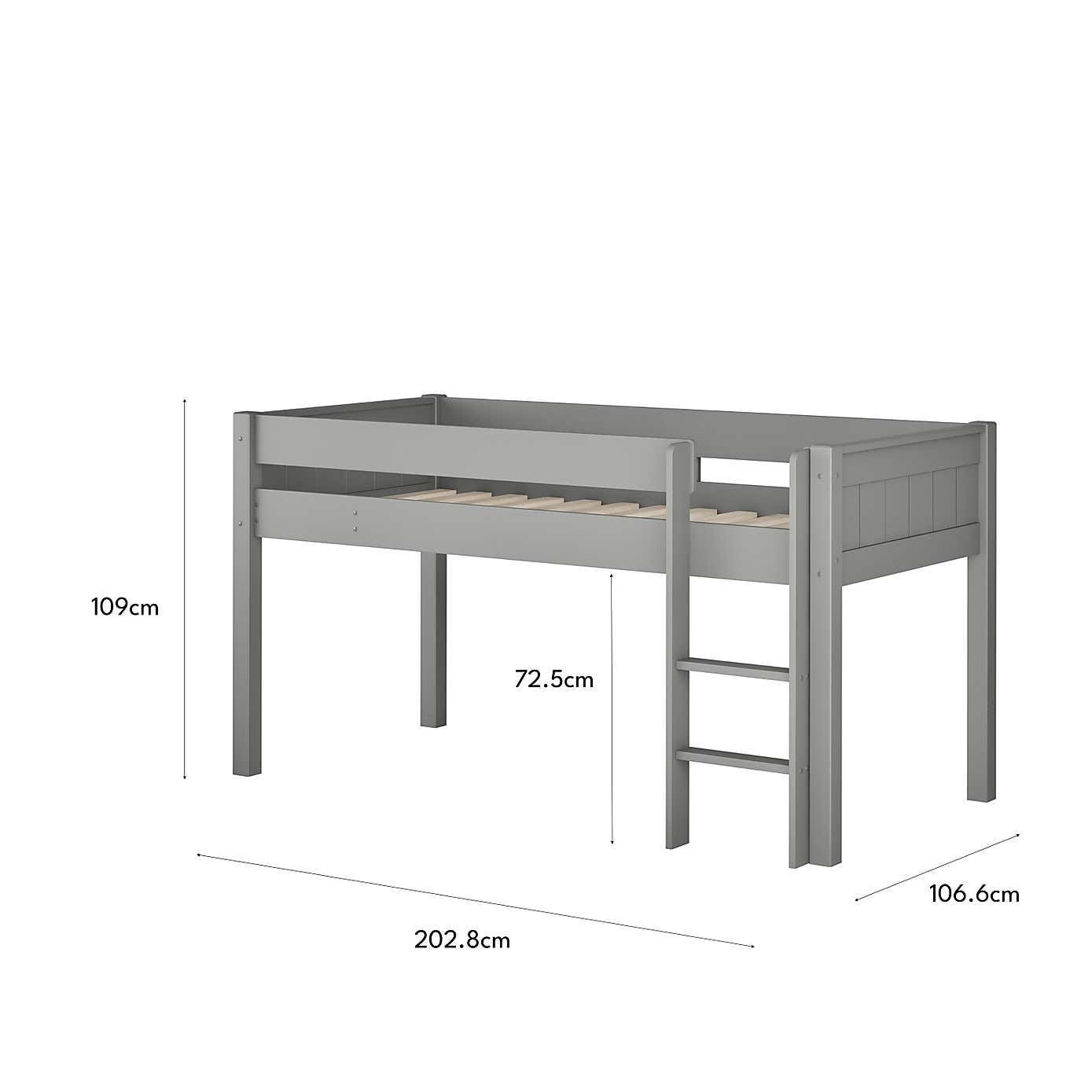 Stompa Classic Midsleeper Bed Frame