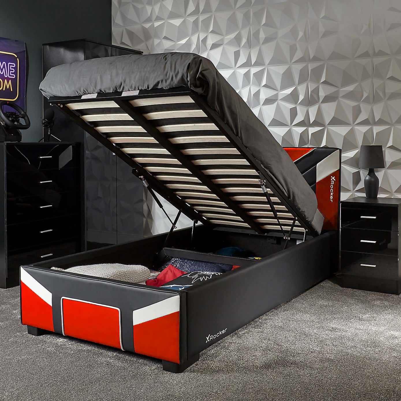 X Rocker Cerberus MKII Ottoman Bed