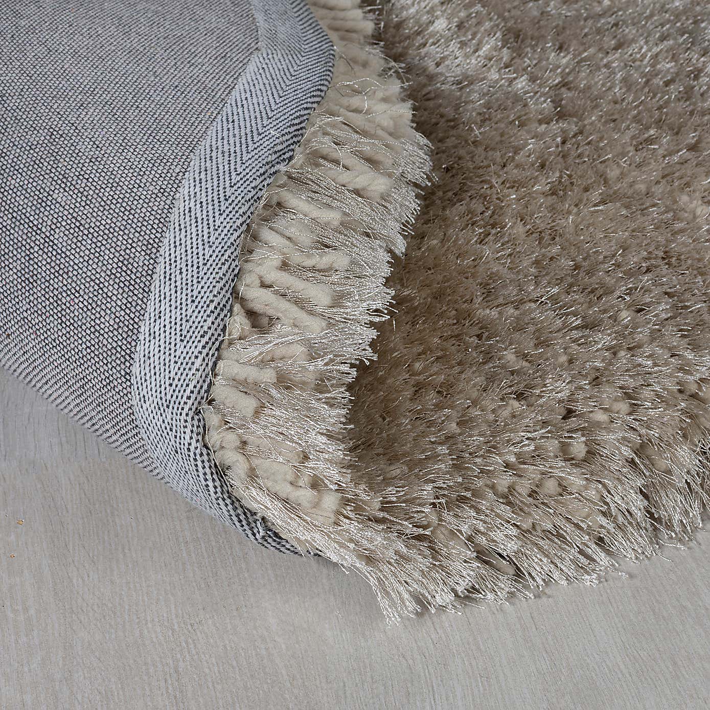 Jewel Shaggy Round Rug