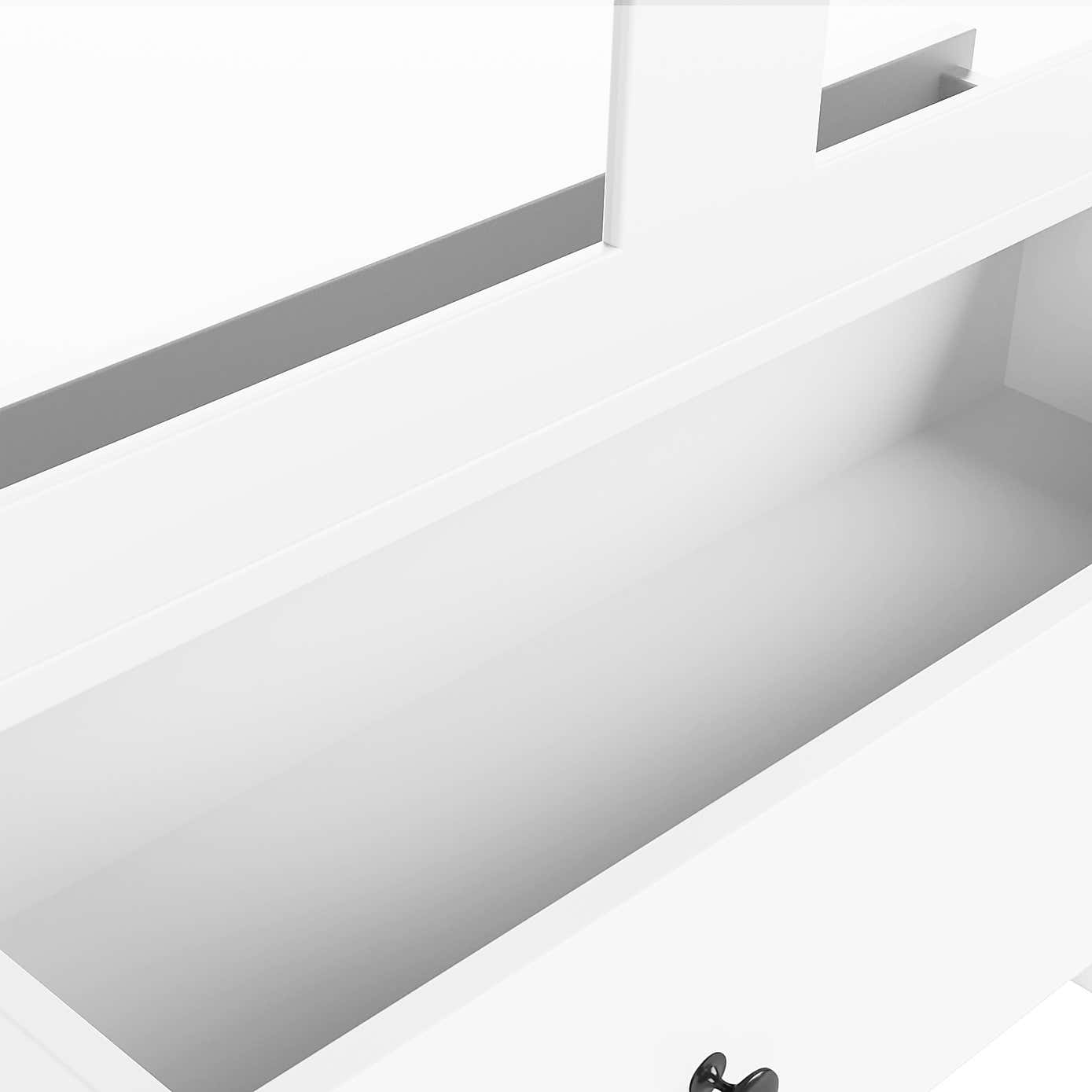 Lynton 4 Door Wardrobe White