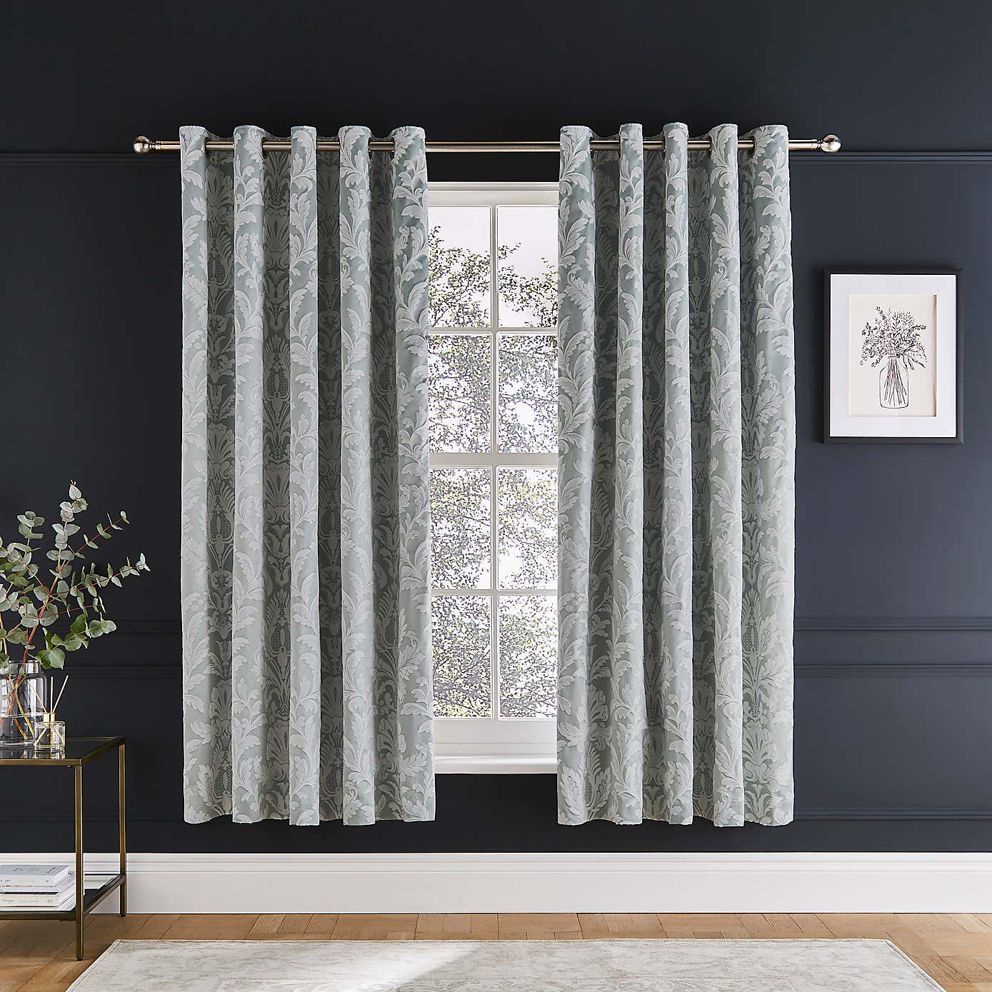 Dorma Florence Blackout Eyelet Curtains