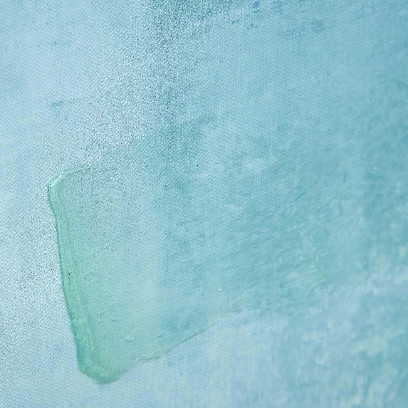 Blues Abstract Framed Canvas