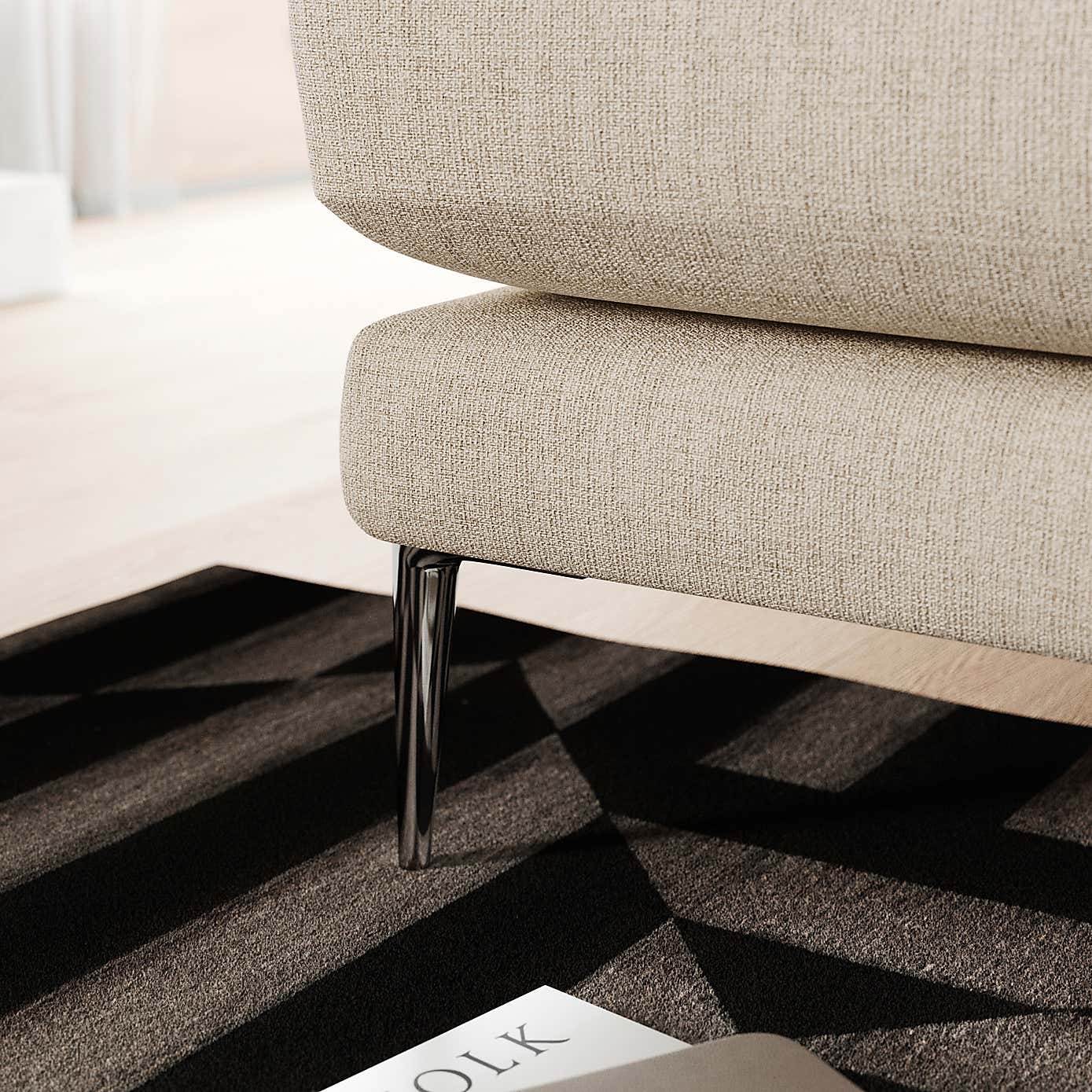 Lawson Chunky Tonal Weave 2 Seater Sofa