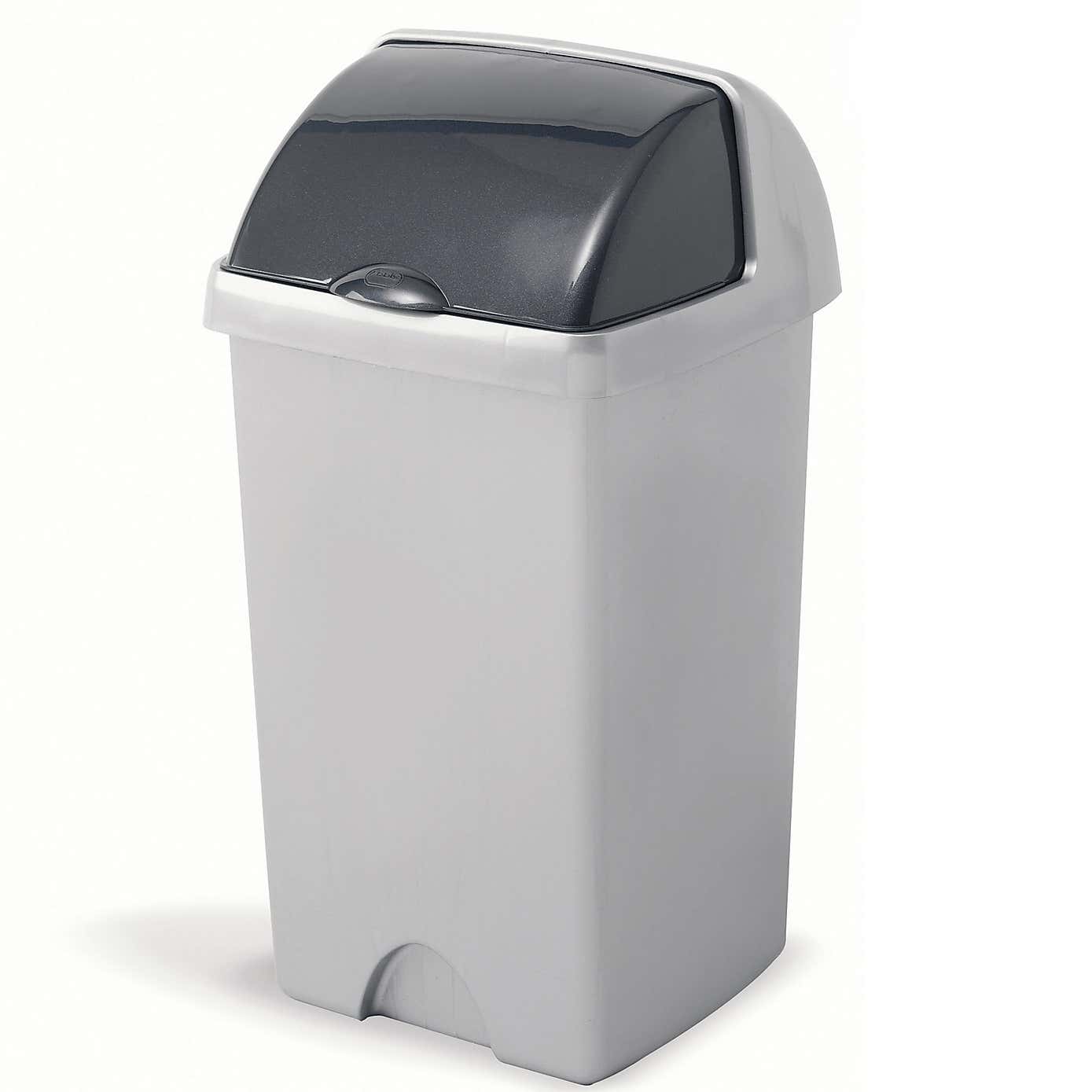 Addis 24 Litre Grey Roll Top Bin