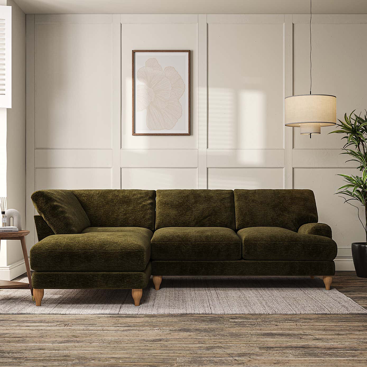Darwin 4 Seater Corner Chaise Sofa