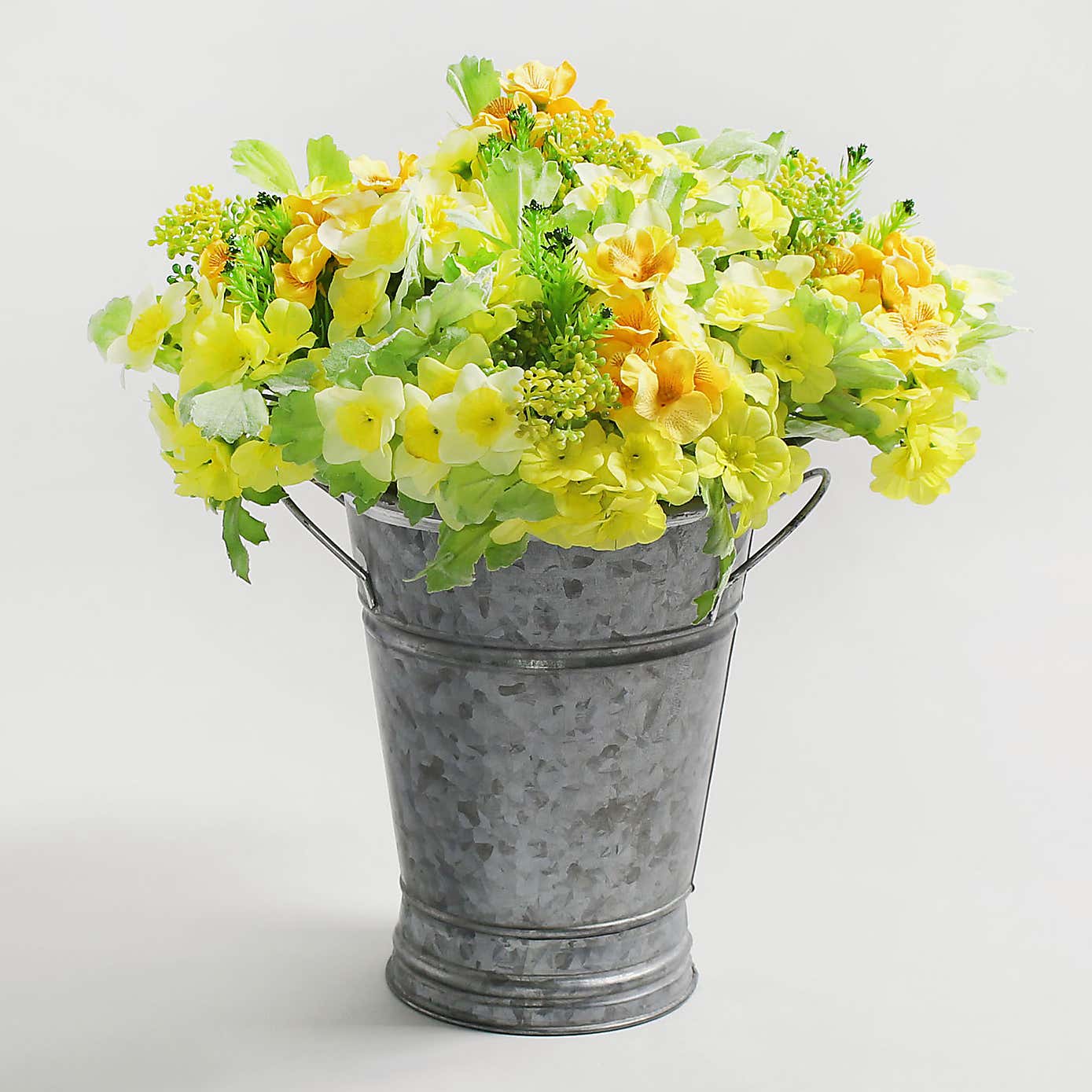 Artificial Yellow Primula and Narcissi Stems