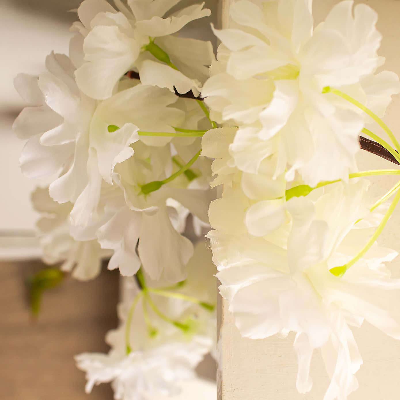 Set of 2 Artificial Cherry Blossom Garlands