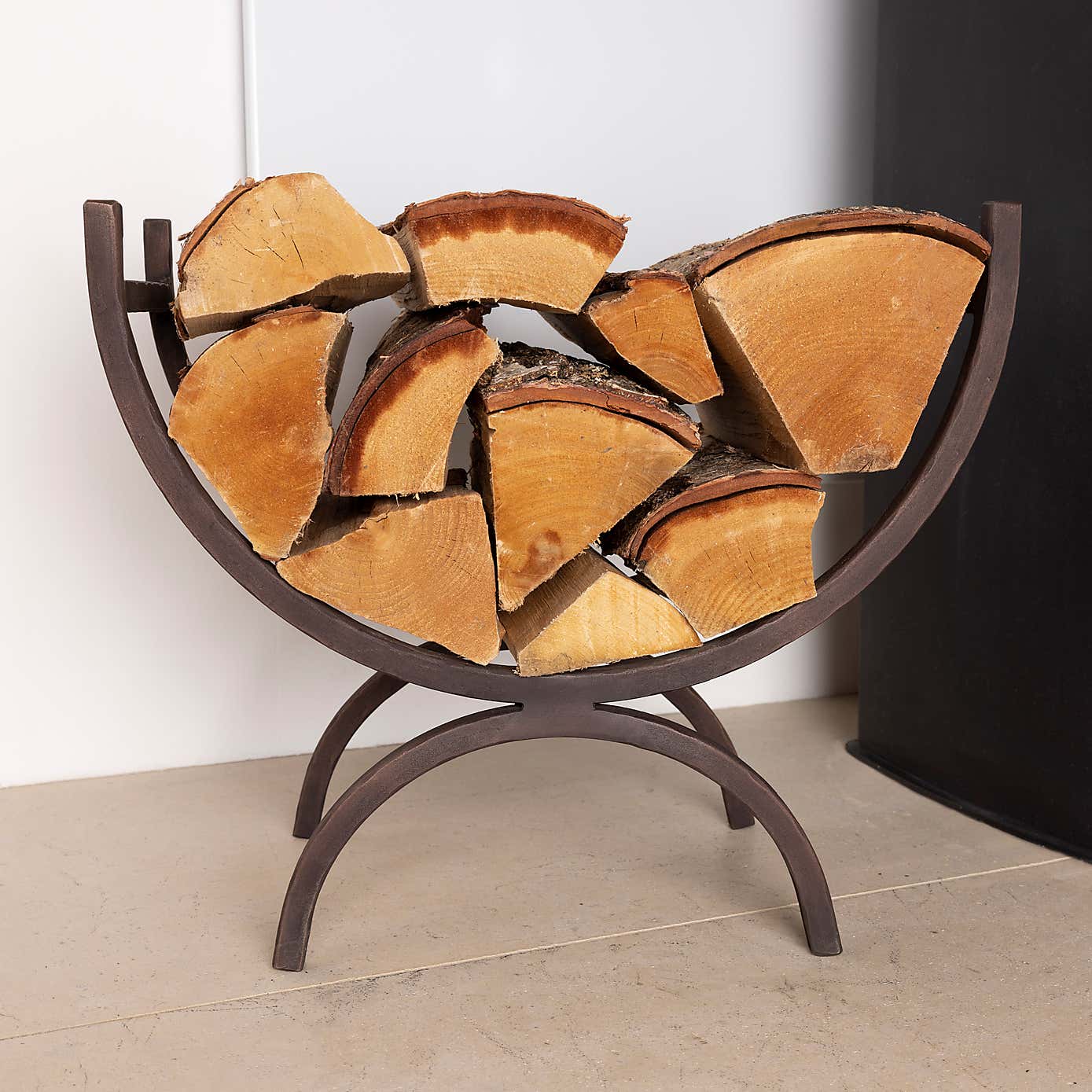 Snug - Fireside Rosewood Iron Firewood Holder