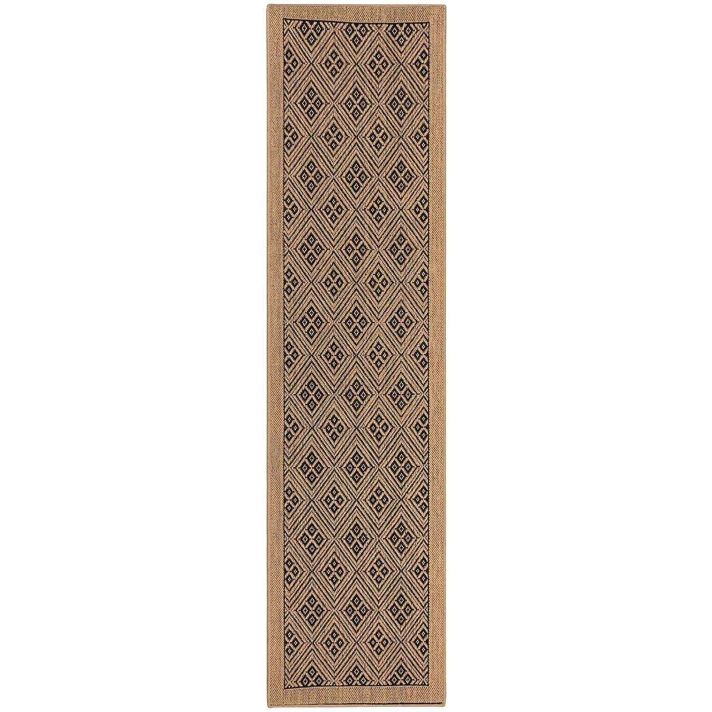 Mono Diamond Jute Stair Runner